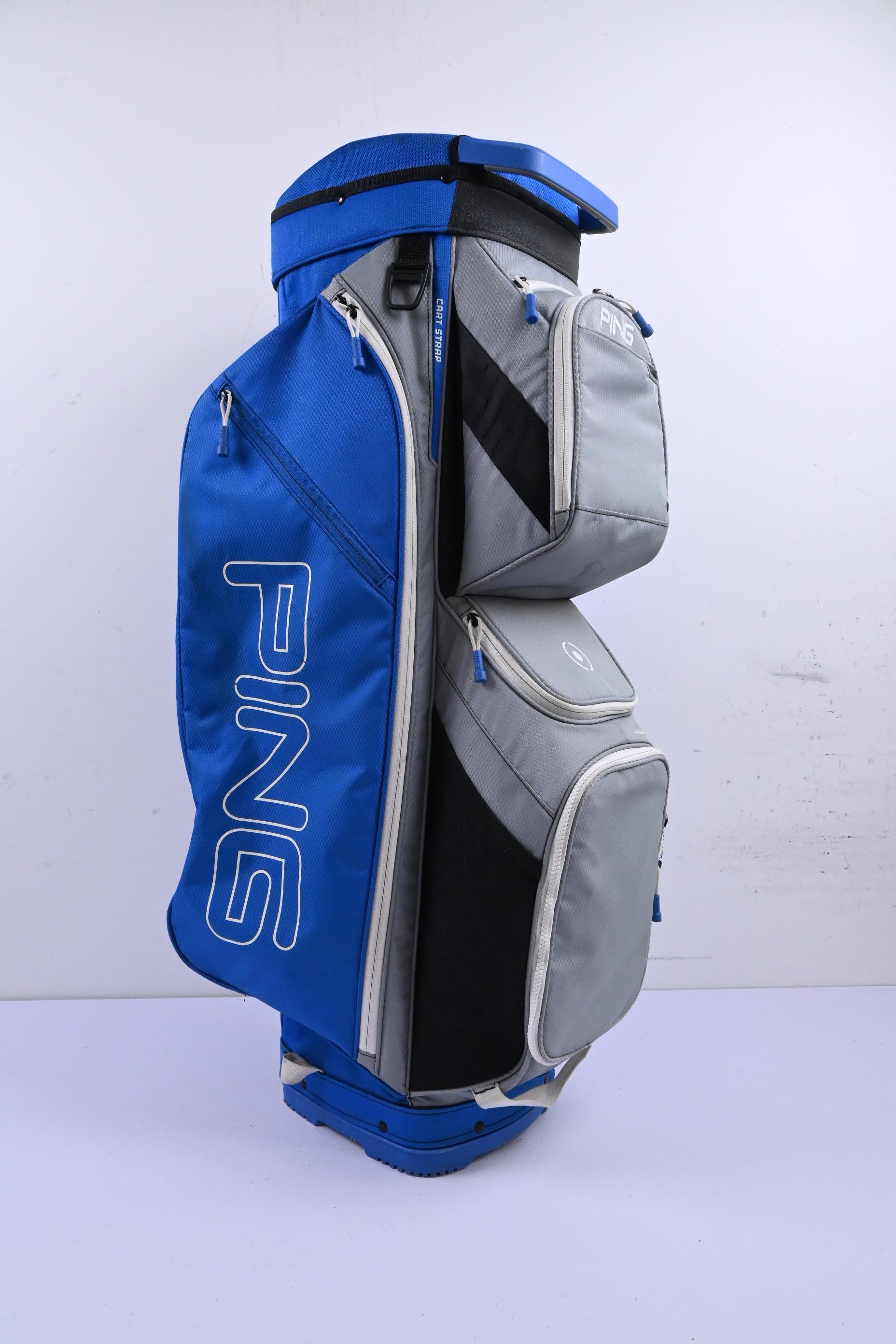 Ping Traverse Cart Bag / 14-Way Divider / Blue, Grey & Black