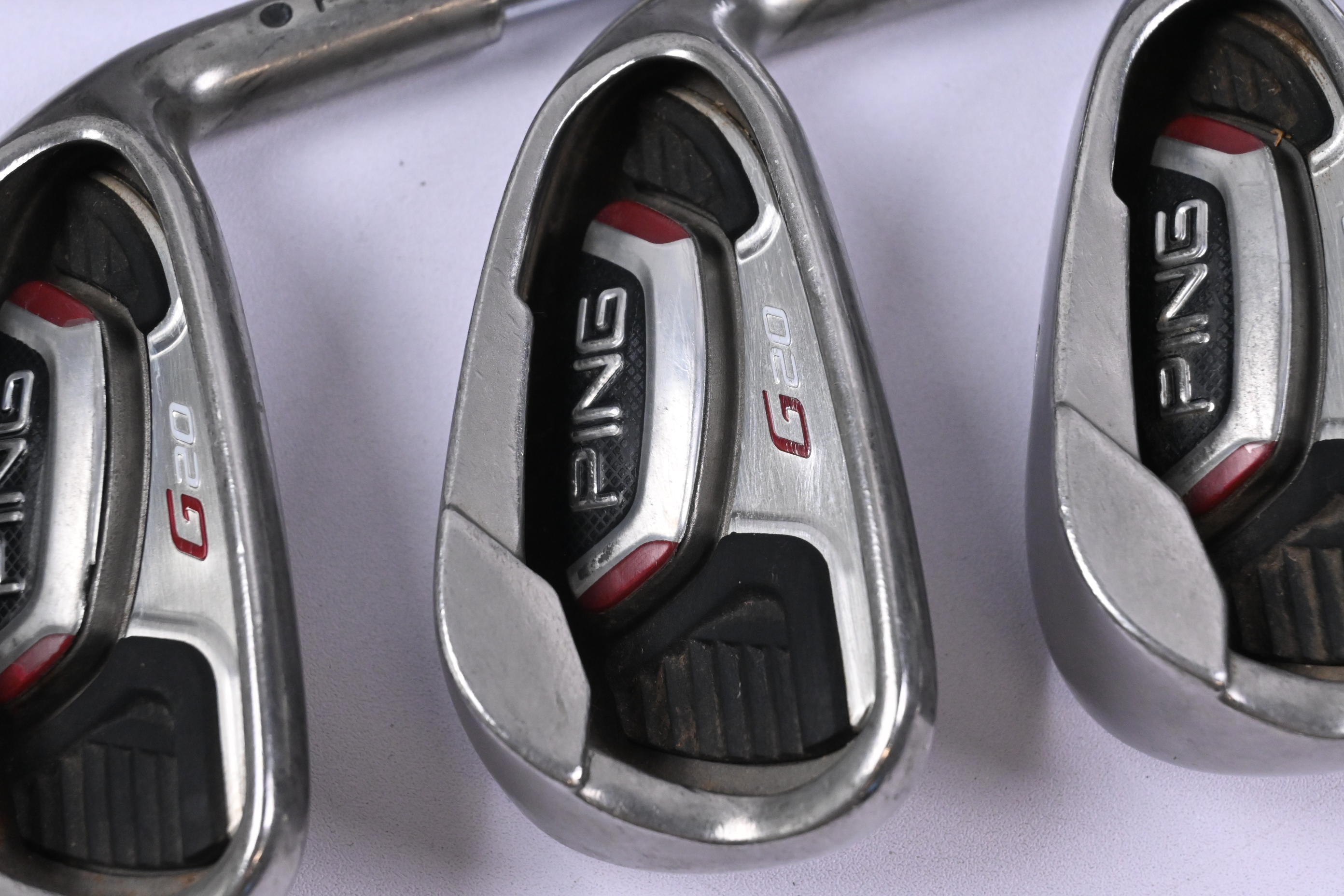 Ping G20 Irons / 4-PW+SW / Black Dot / Regular Flex Ping CFS Shafts
