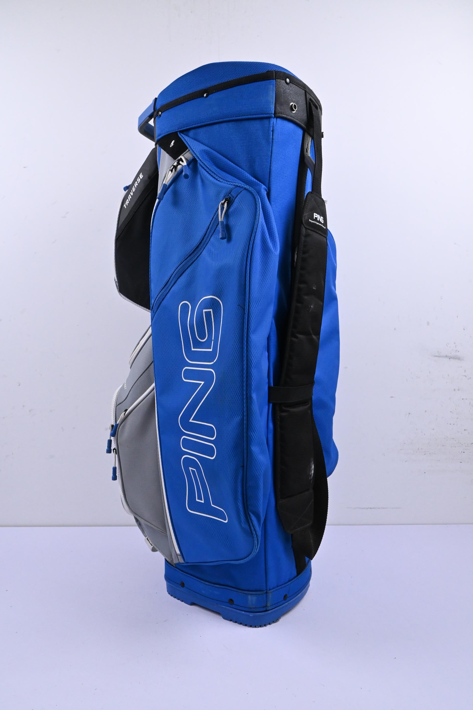 Ping Traverse Cart Bag / 14-Way Divider / Blue, Grey & Black