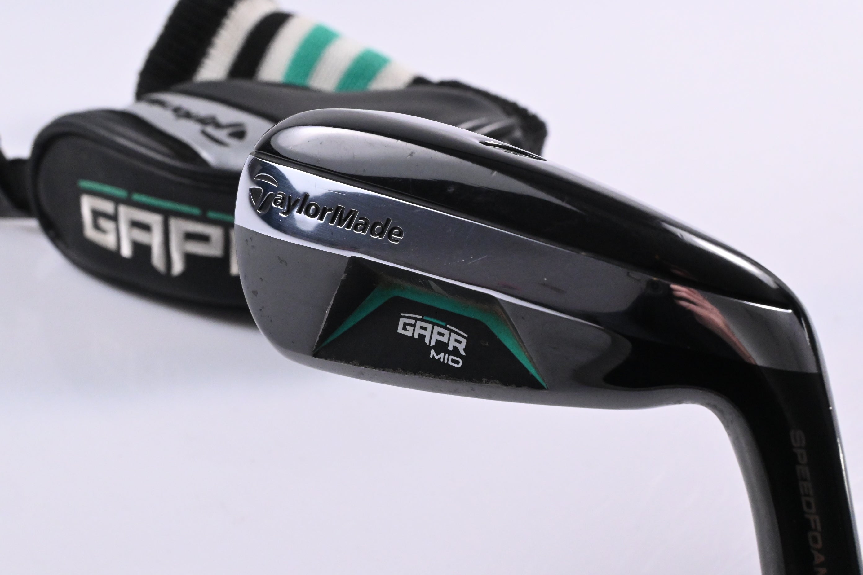 Left Hand Taylormade GAPR Mid #4 Hybrid / 21 Degree / X-Flex Tensei CK Orange 80