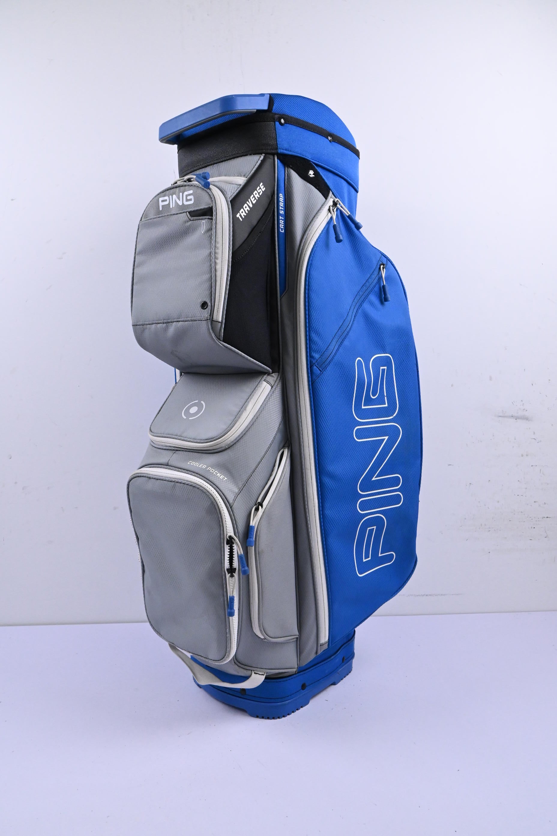 Ping Traverse Cart Bag / 14-Way Divider / Blue, Grey & Black