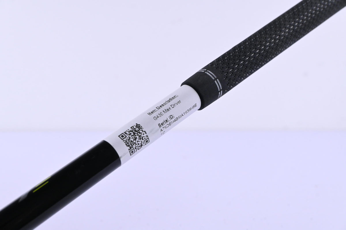Ping G430 Max Driver / 10.5 Degree / Regular Flex Ping Alta CB Black 55 Shaft