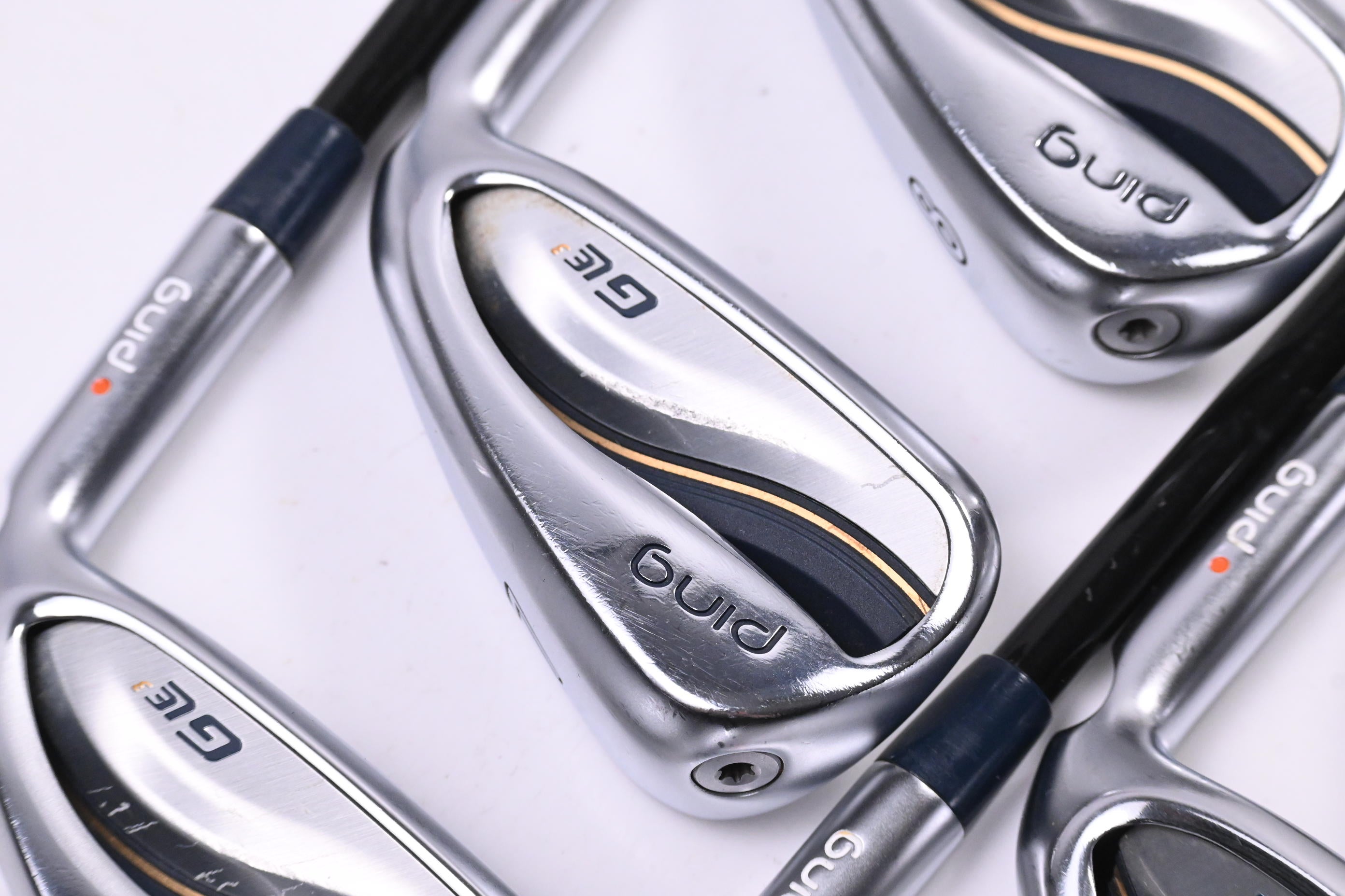 Ladies Ping G Le3 Irons / 6-PW+SW / Orange Dot / Senior Flex Ping Distanza 40