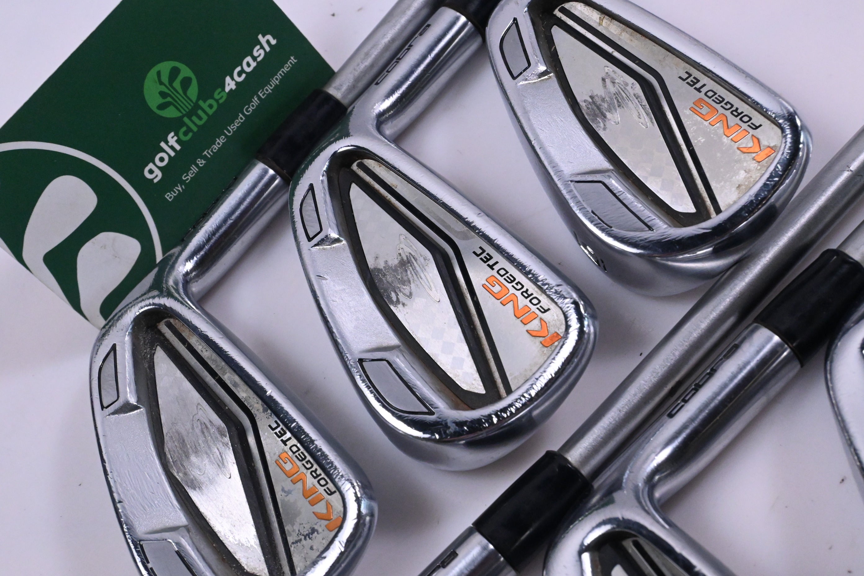 Cobra King Forged Tec Irons / 4-PW / Stiff Flex KBS Tour C-Taper Lite 110 Shafts
