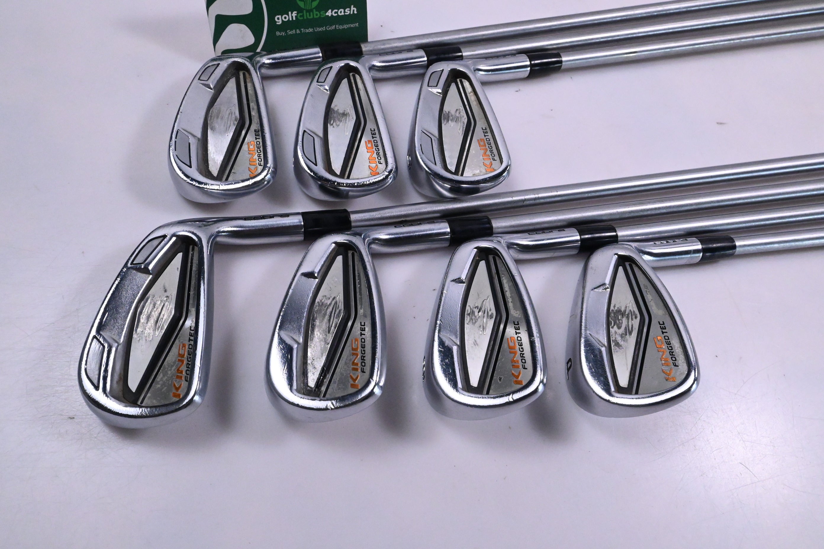 Cobra King Forged Tec Irons / 4-PW / Stiff Flex KBS Tour C-Taper Lite 110 Shafts