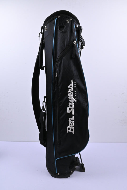 Ben Sayers Cart Bag / 4-Way Divider / Black & Blue