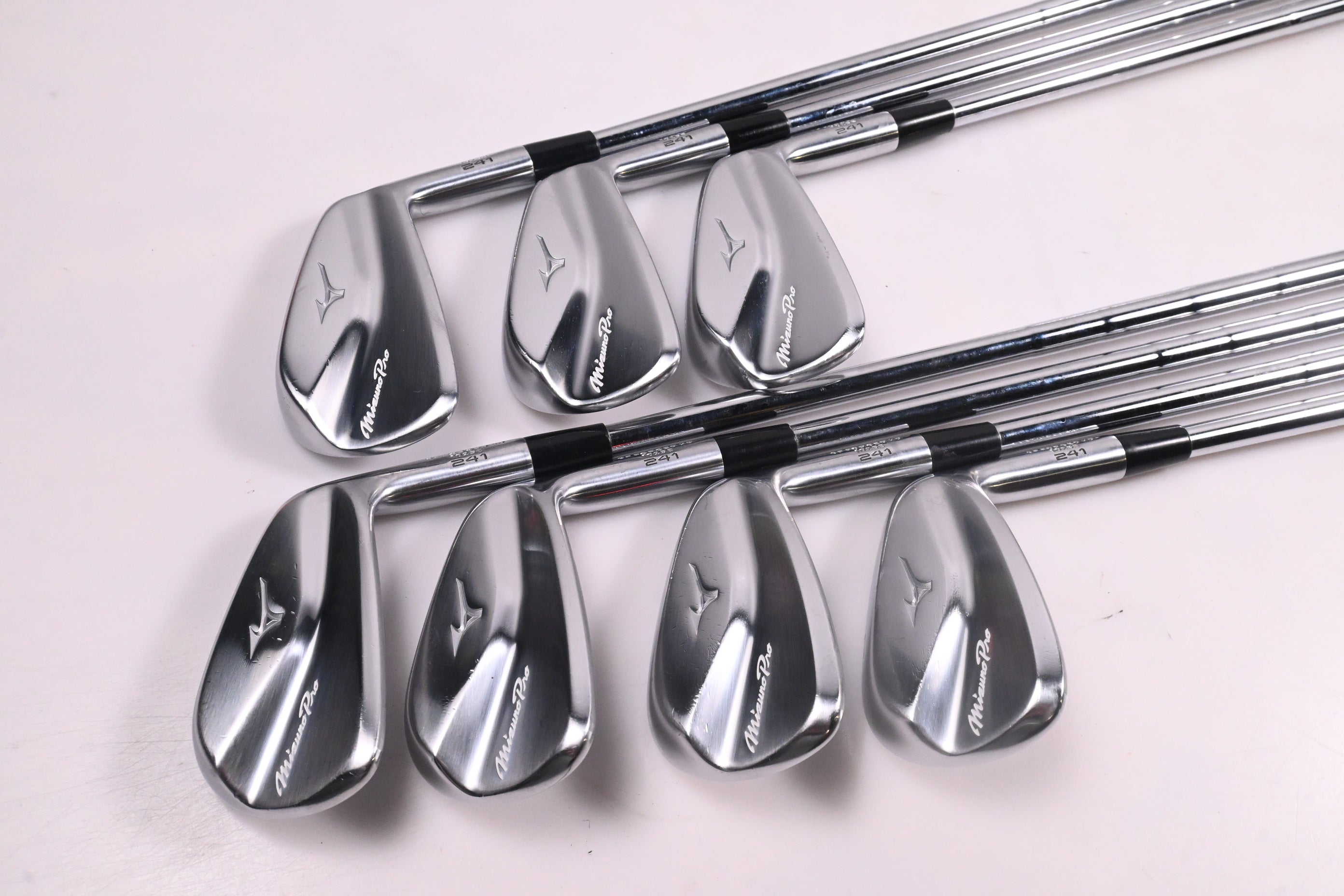 Mizuno Pro 241 Irons / 4-PW / Stiff Flex KBS Tour Shafts