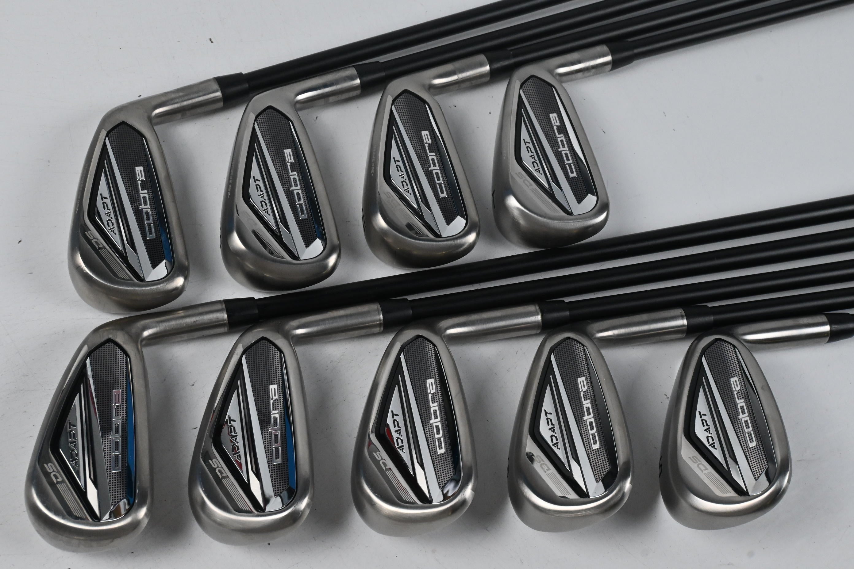 Cobra DS-Adapt Irons / 4-PW+GW+SW / Regular Flex KBS TGI 75 Shafts