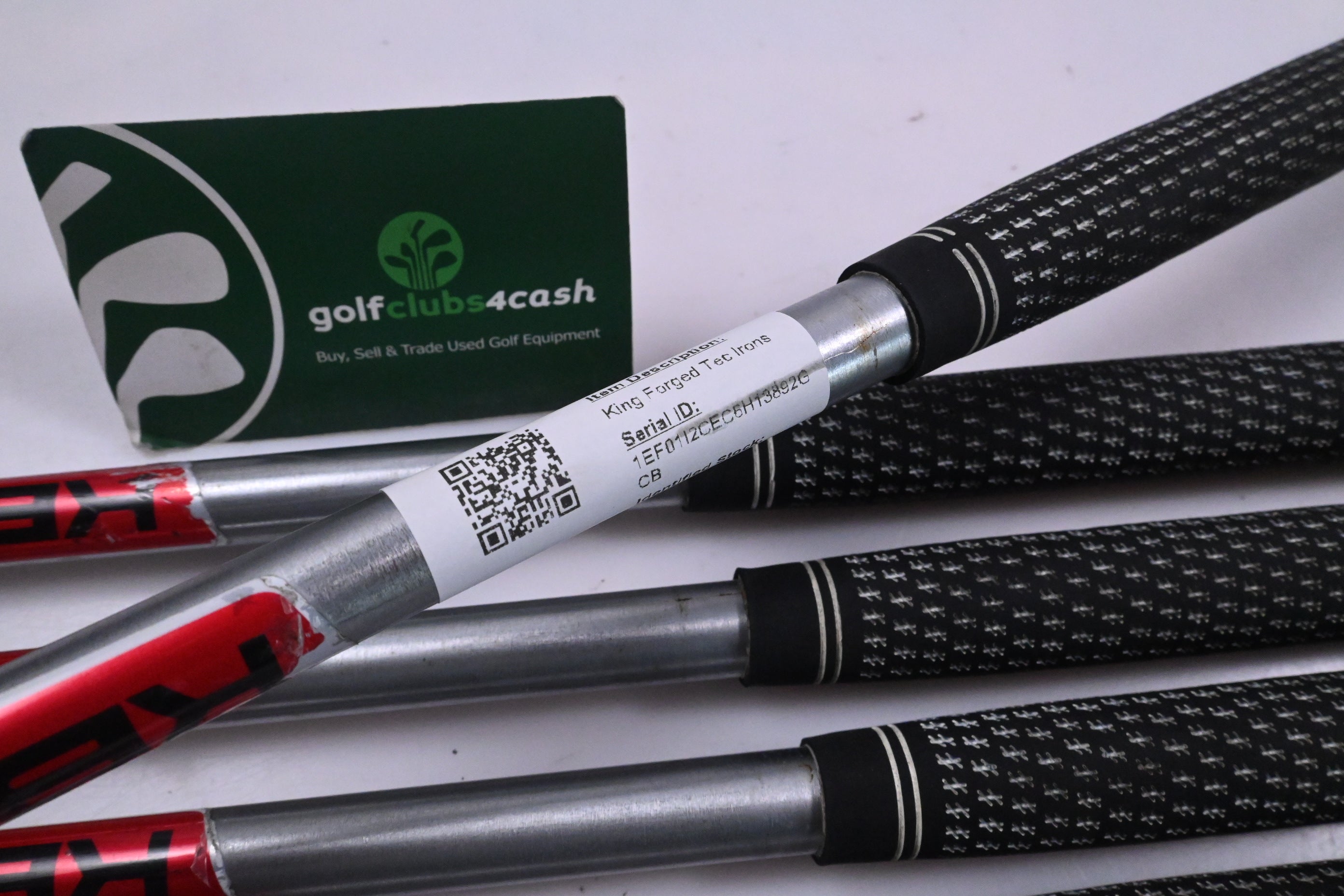 Cobra King Forged Tec Irons / 4-PW / Stiff Flex KBS Tour C-Taper Lite 110 Shafts