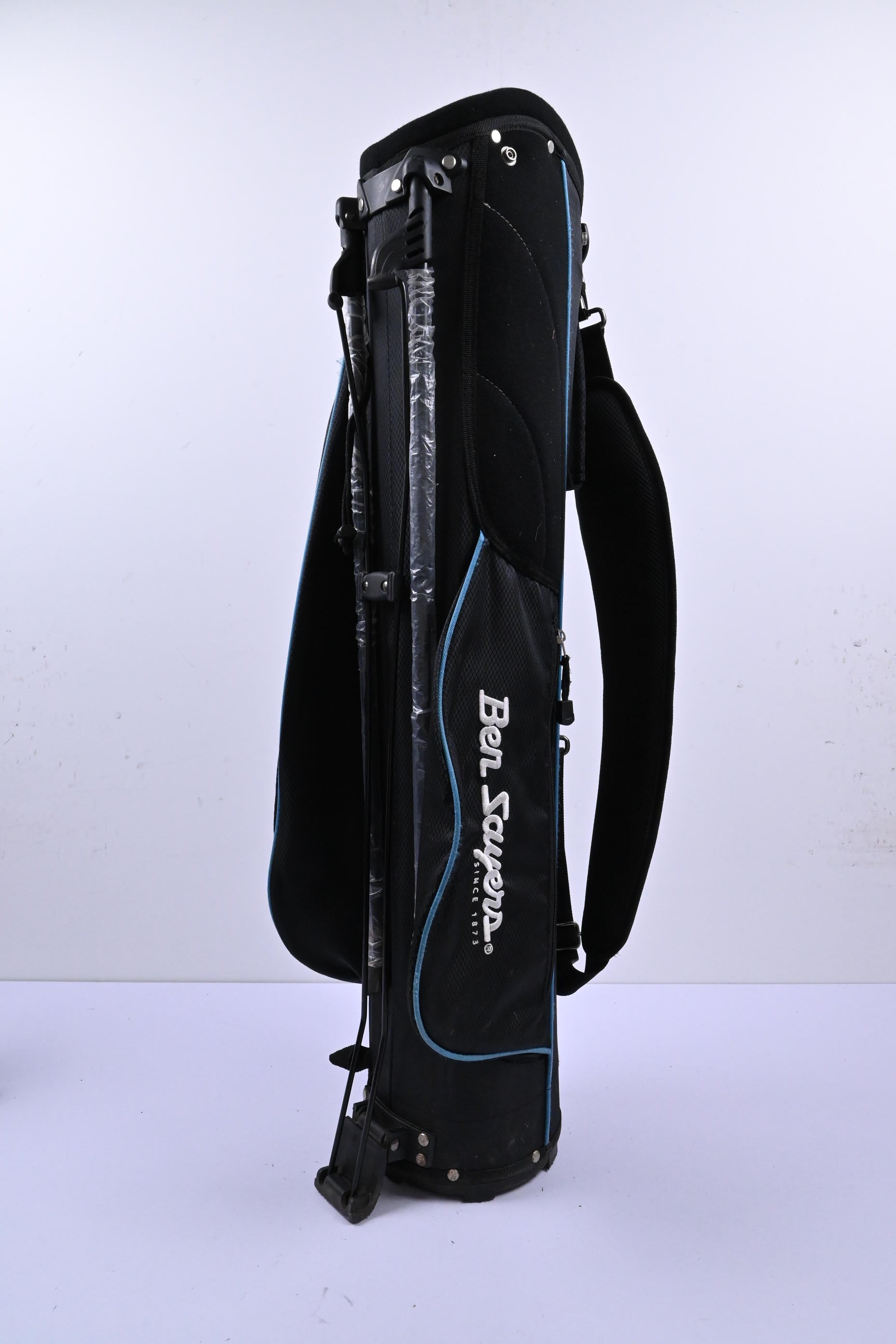 Ben Sayers Cart Bag / 4-Way Divider / Black & Blue