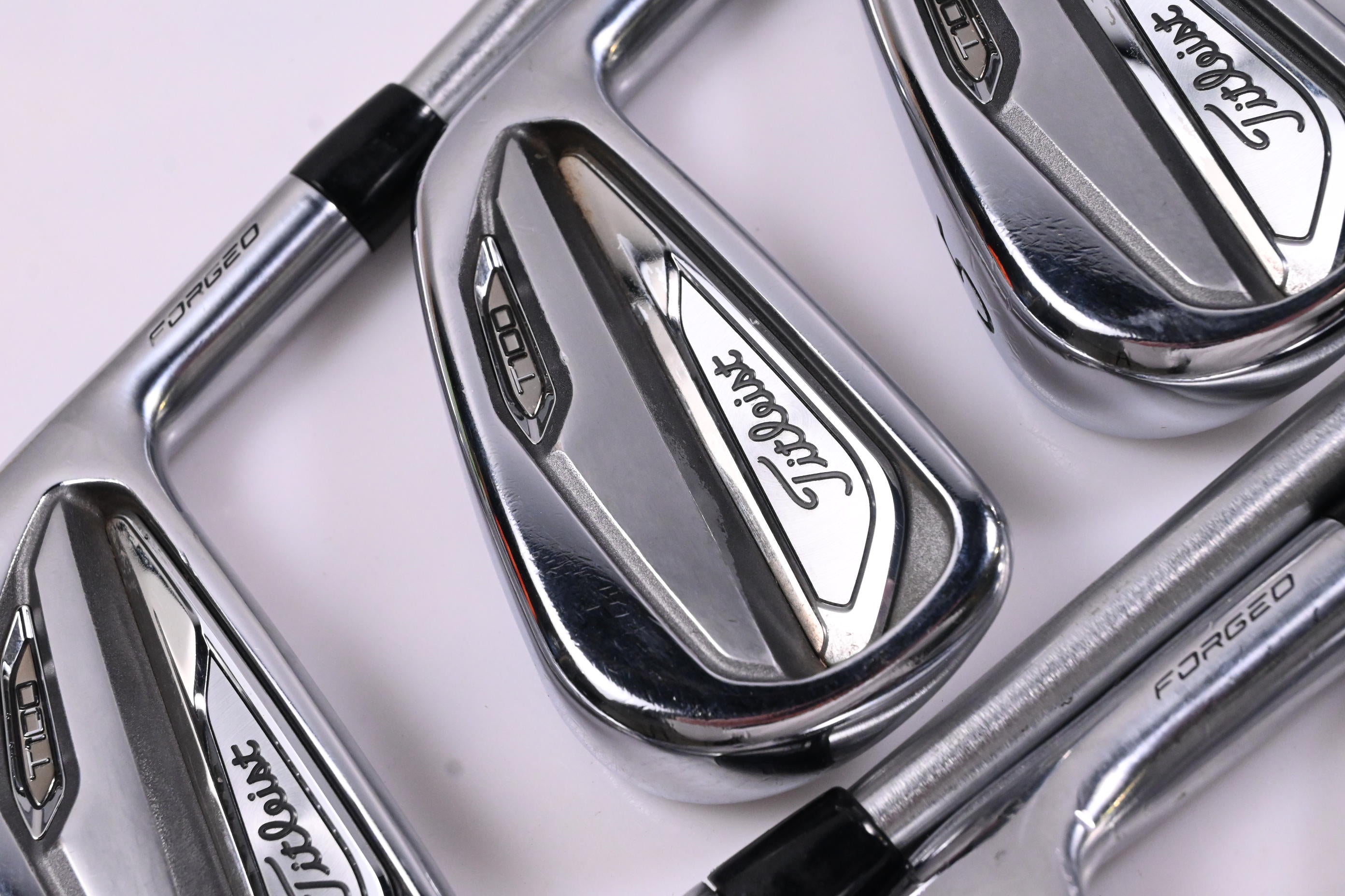 Titleist T100 2019 Irons / 3-PW / Stiff Flex KBS Tour C-Taper 120 Shafts