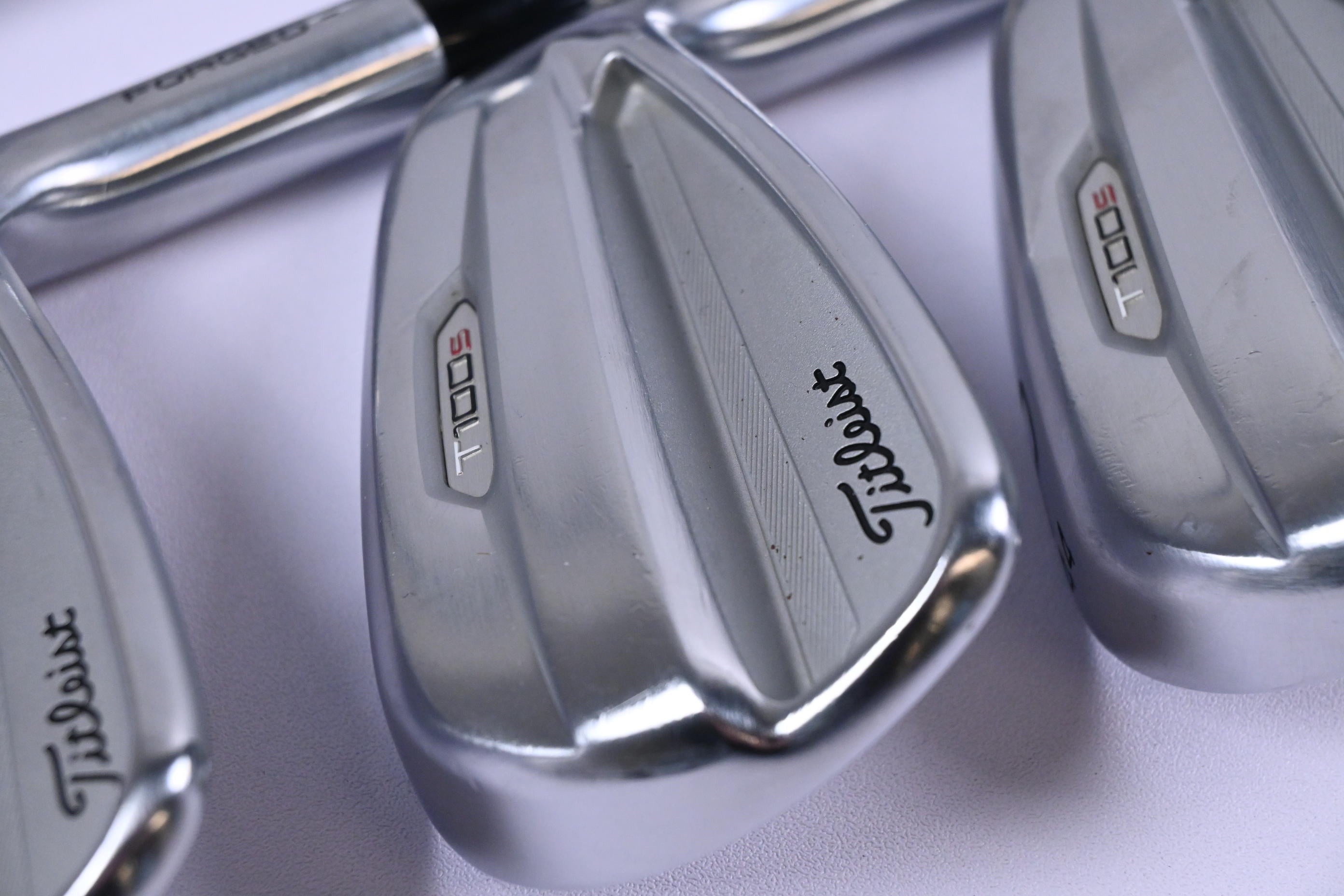 Titleist T100.S 2021 Irons / 4-PW+GW / Stiff Flex AMT Black S300 Shafts