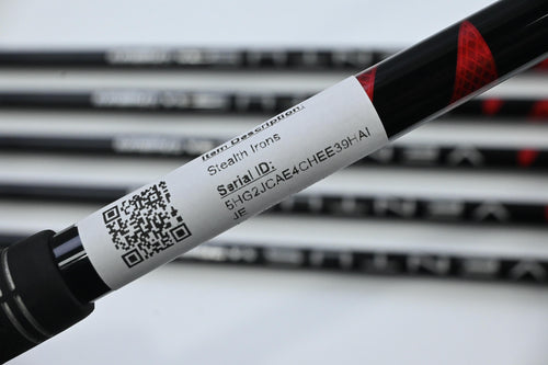 Taylormade Stealth Irons / 6-PW+AW / Senior Flex Fujikura Ventus Red 5 Shafts
