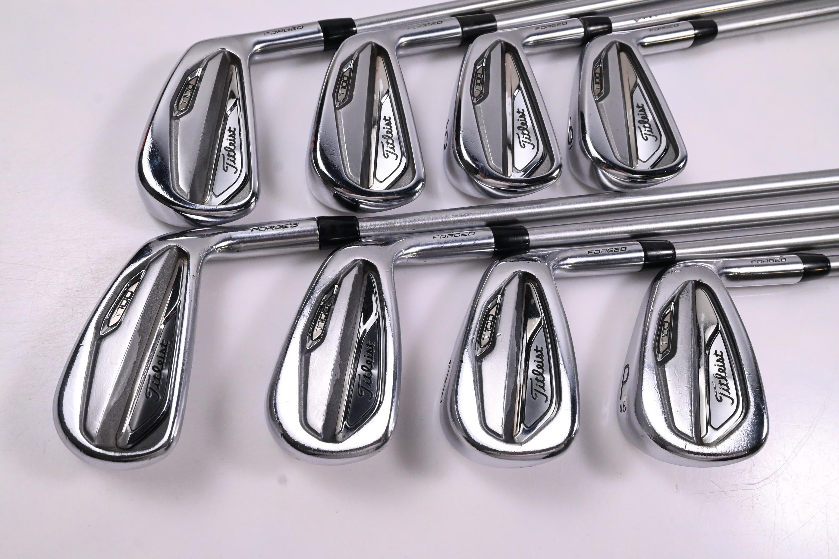 Titleist T100 2019 Irons / 3-PW / Stiff Flex KBS Tour C-Taper 120 Shafts