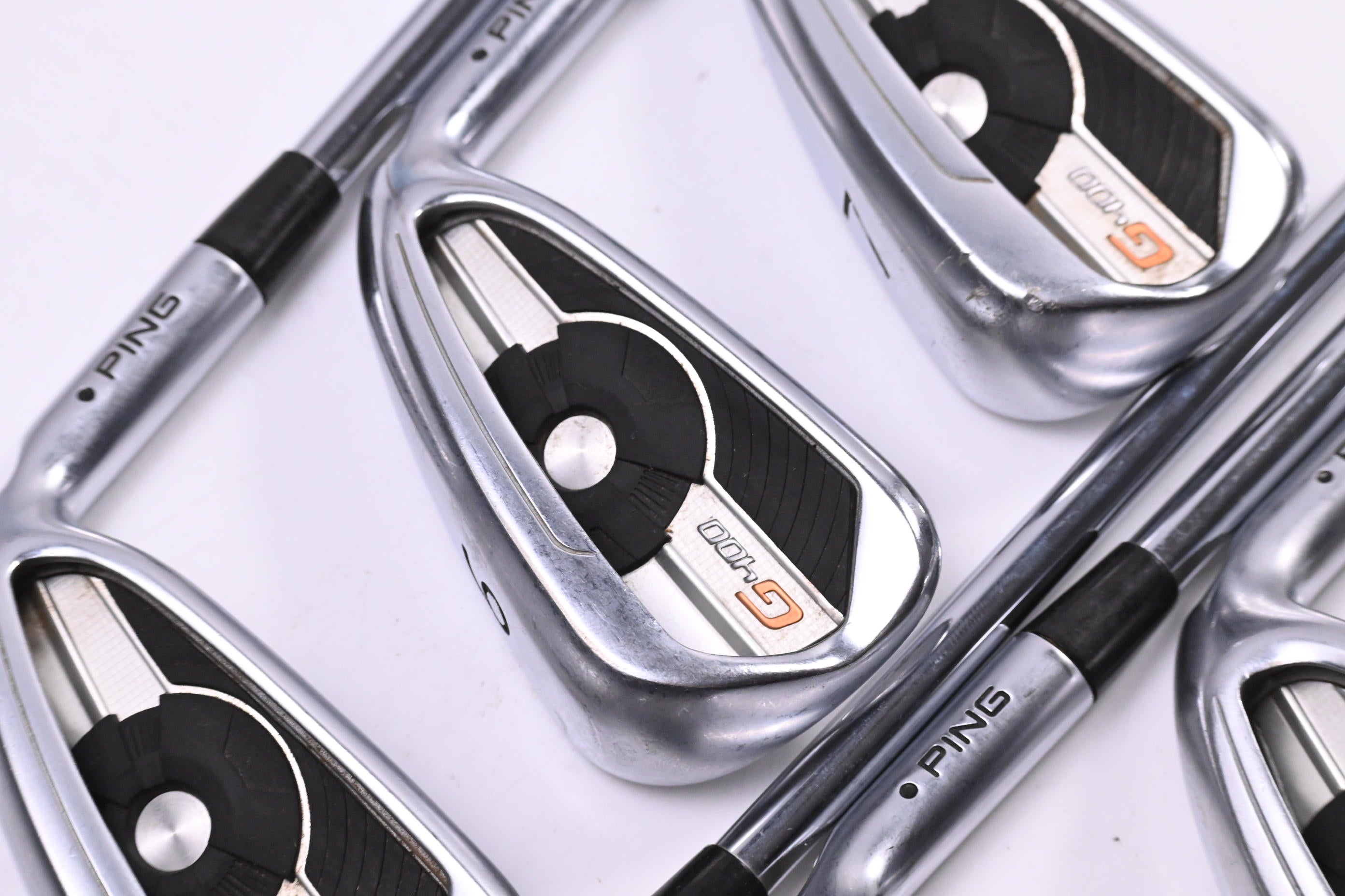 Ping G400 Irons / 5-PW+SW / Black Dot / Senior Flex Ping CFS Distance Shafts