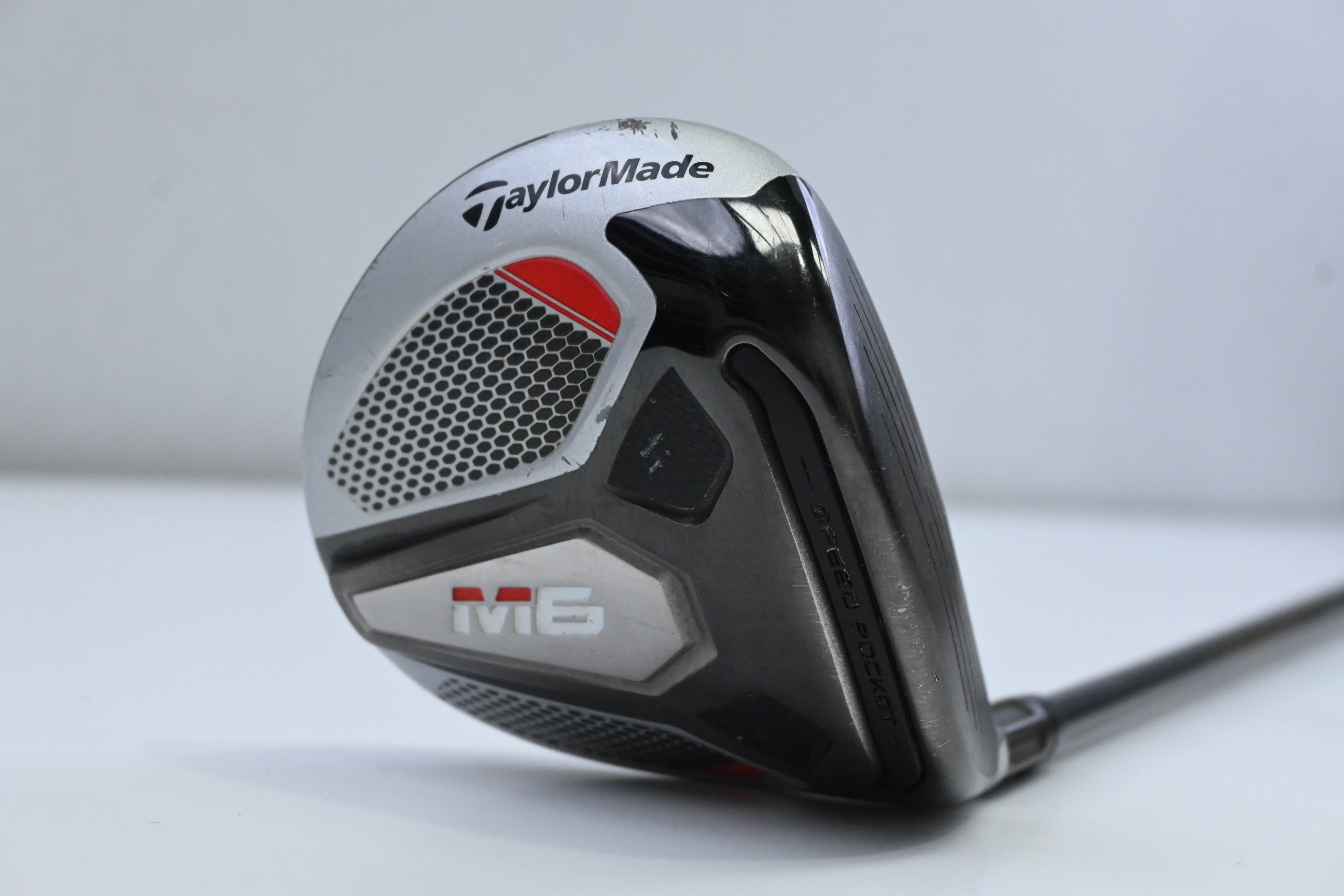 Taylormade M6 #3 Wood / 15 Degree / Stiff Flex Fujikura Atmos Orange 6 Shaft