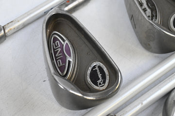 Ladies Ping Rhapsody Irons / 5-PW+SW / Orange Dot / Ladies Flex Ping ULT 129