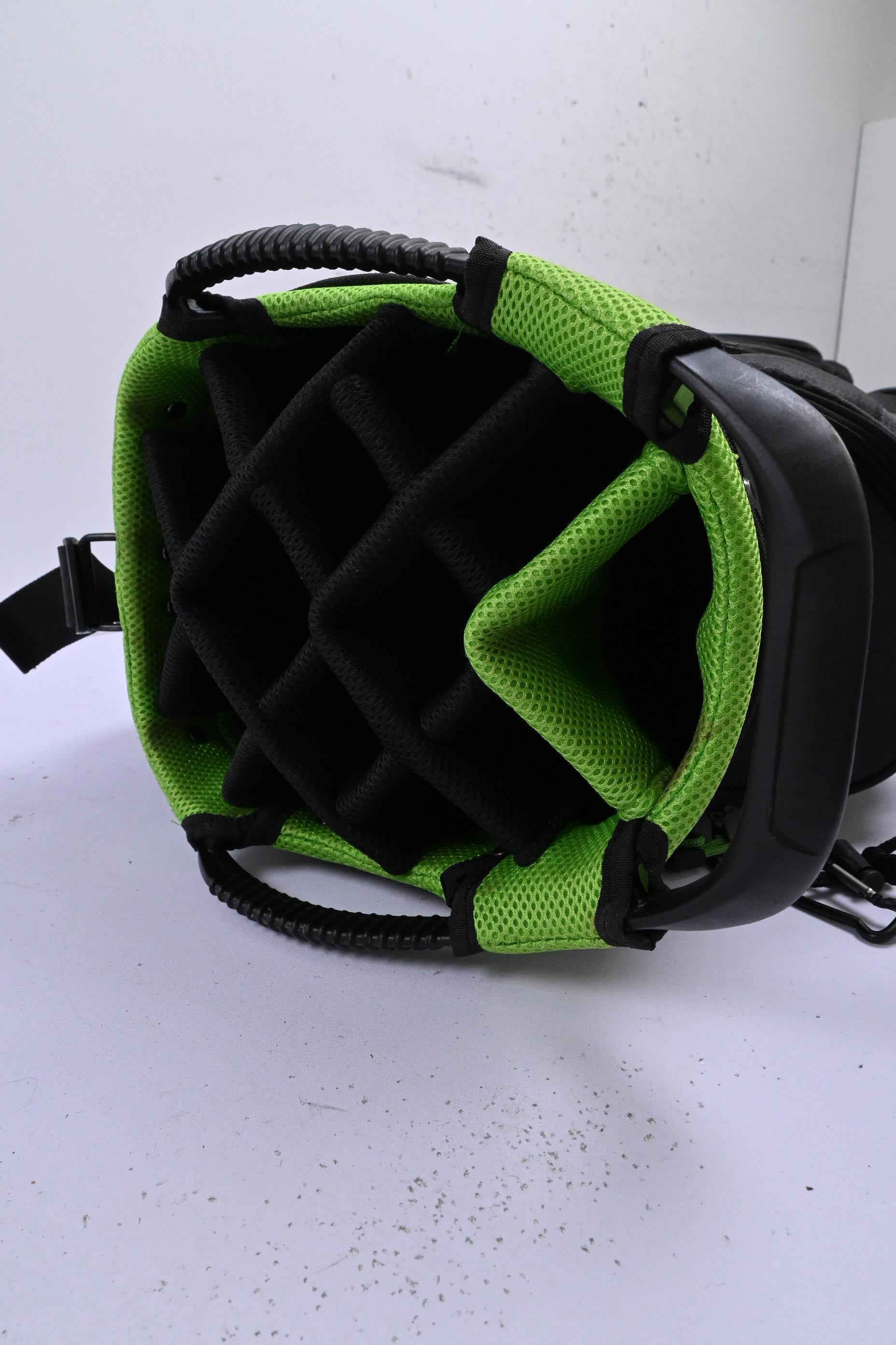 MacGregor Principal 14.0 Cart Bag / 14-Way Divider / Black & Green