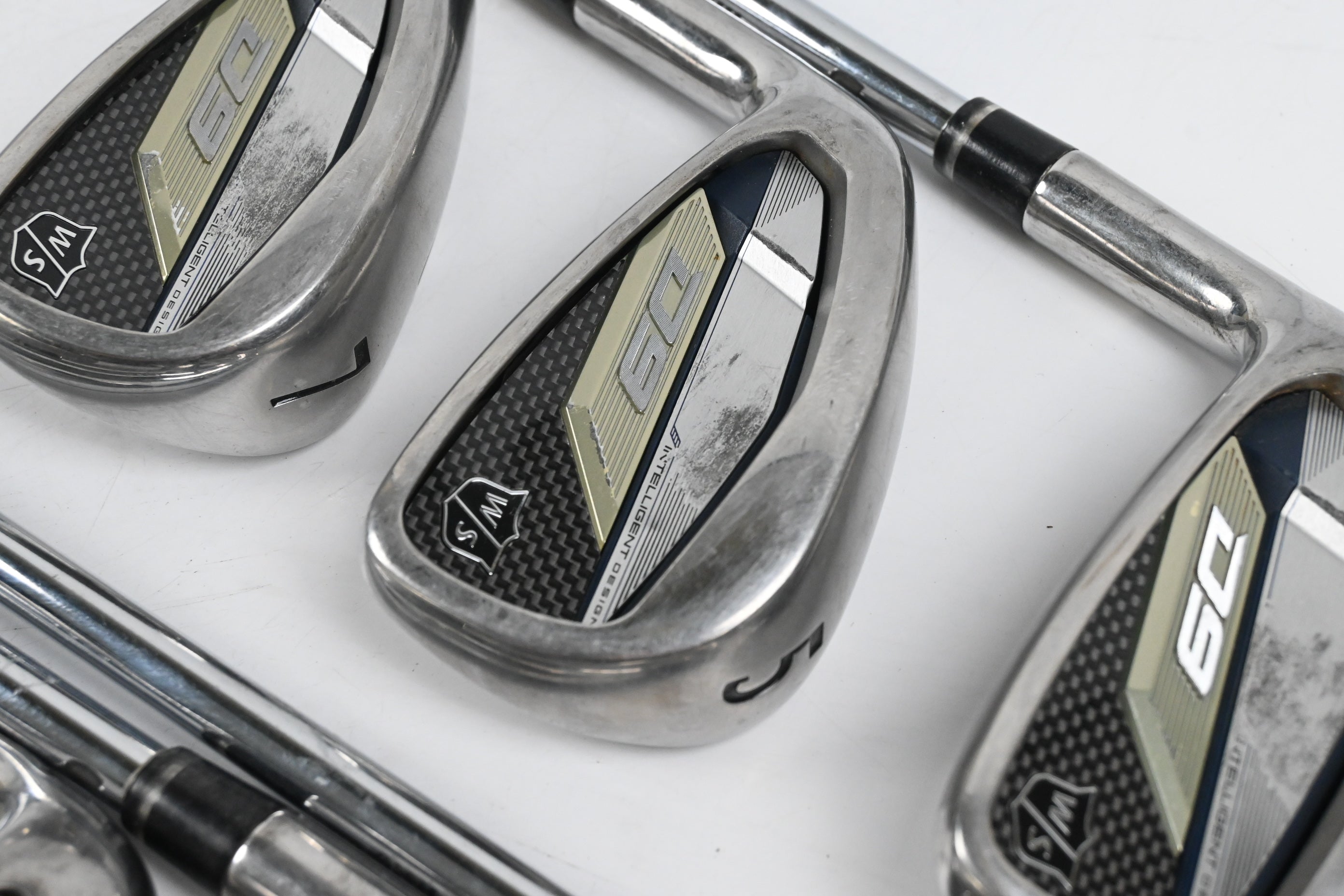 Left Hand Wilson D9 Irons / 5-PW+SW / Regular Flex KBS MAX Ultralite Shafts