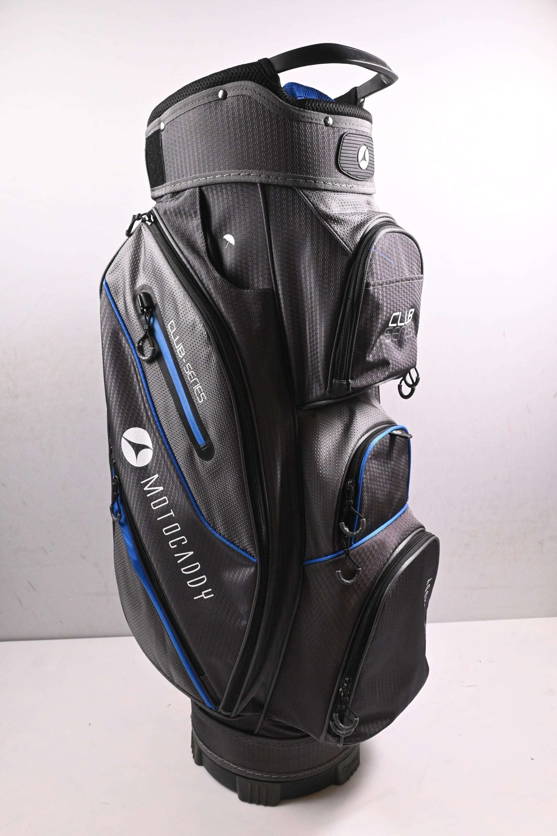 Motocaddy Club Series Cart Bag / 14-Way Divider / Grey, Blue