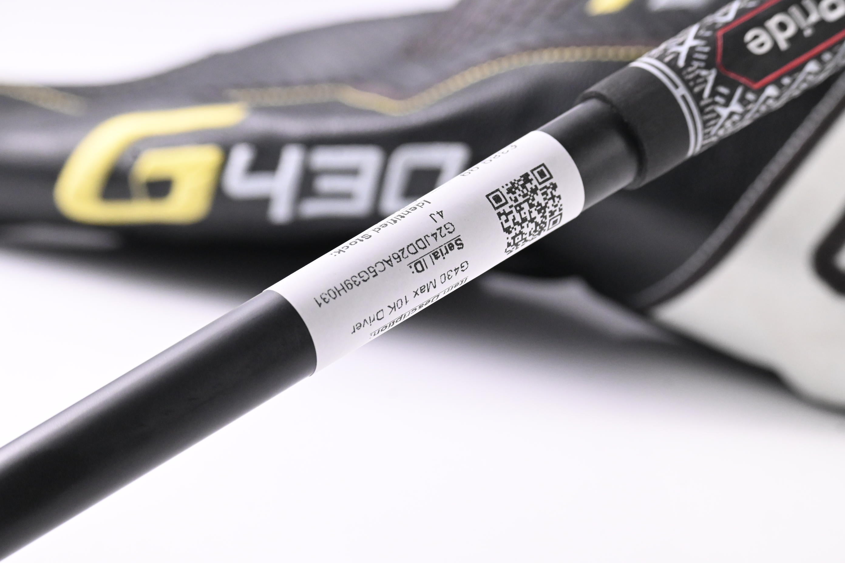 Ping G430 Max 10K Driver  / 10.5 Degree / Stiff Flex Ping Tour 2.0 Black 65