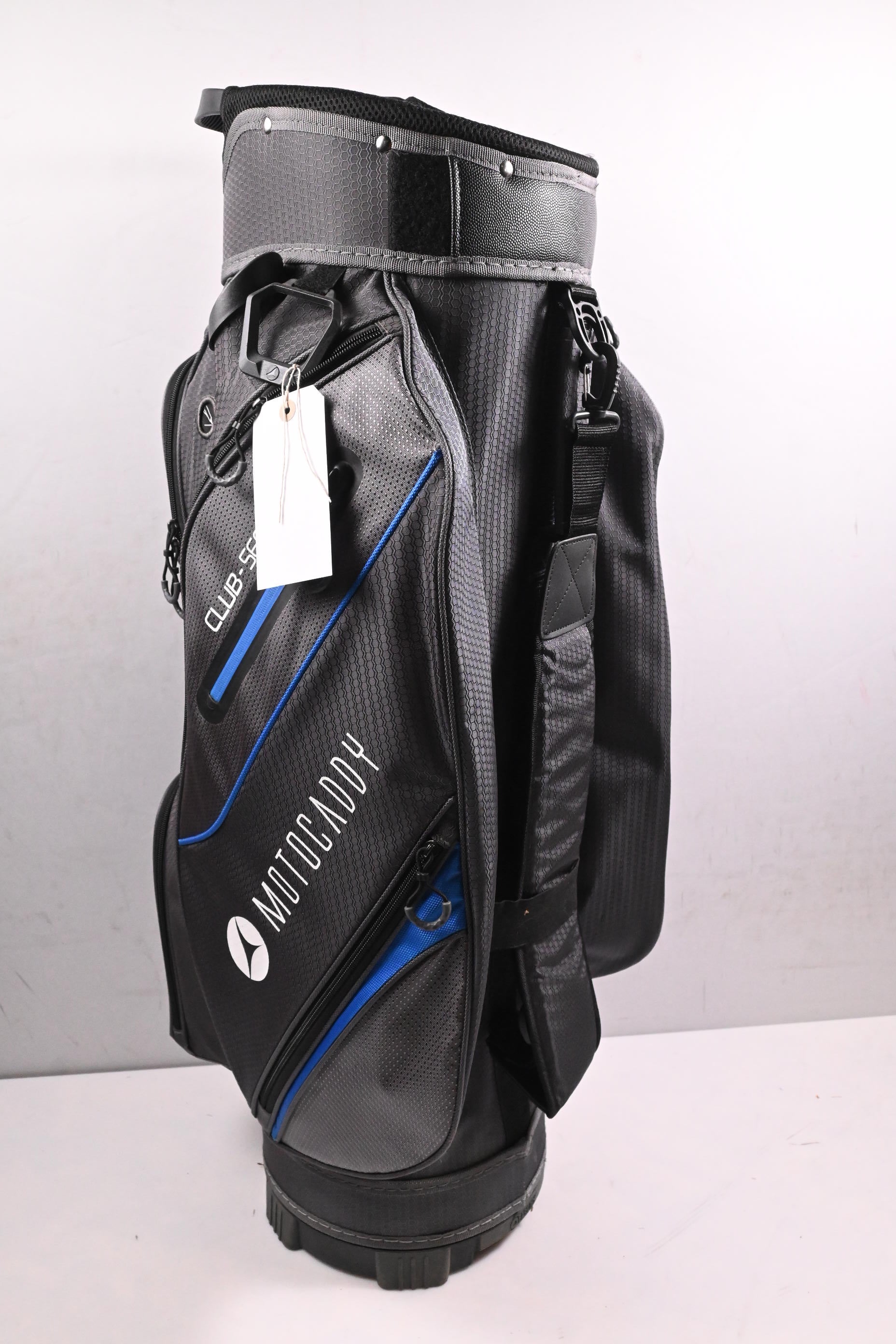 Motocaddy Club Series Cart Bag / 14-Way Divider / Grey, Blue