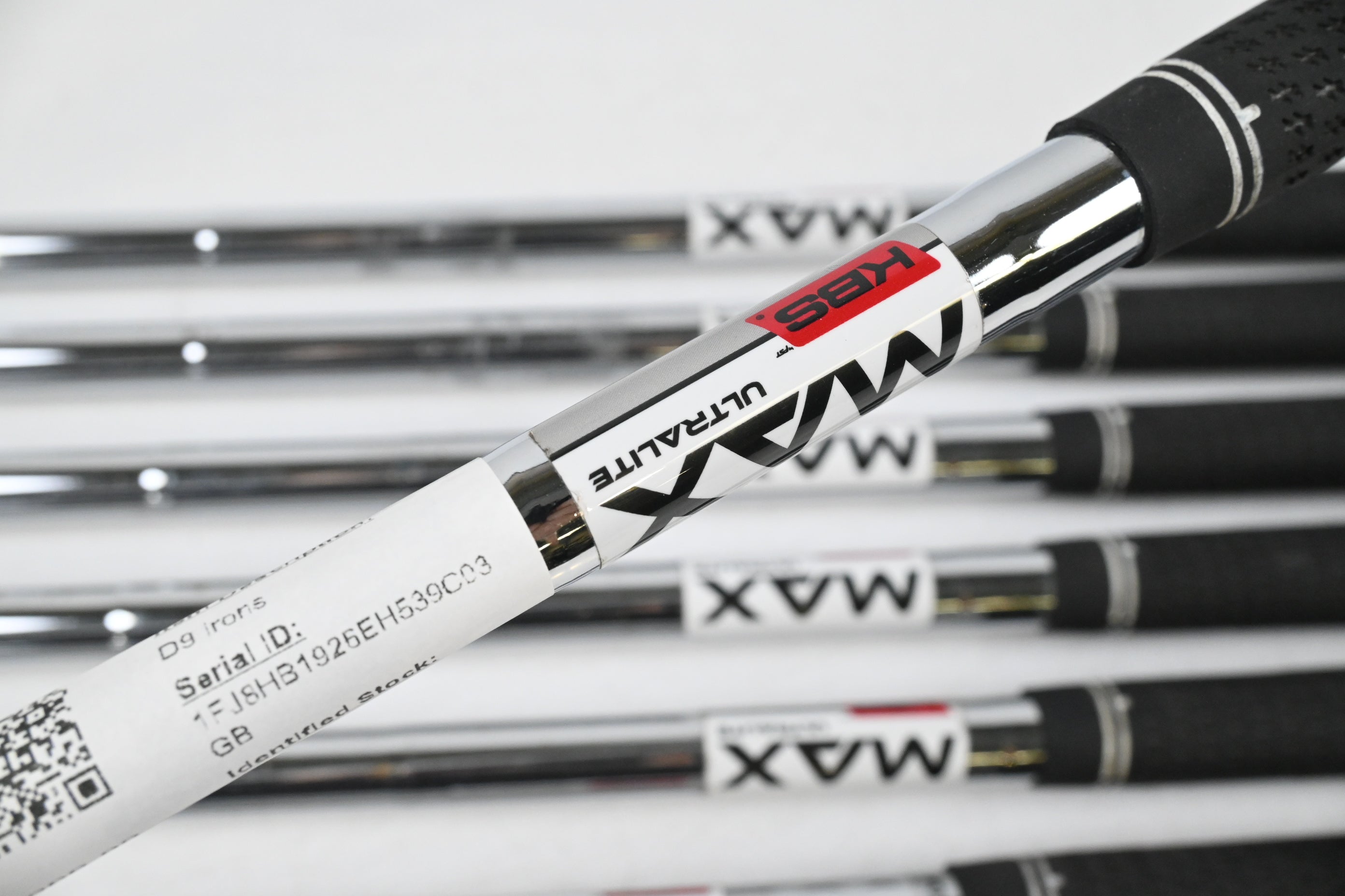 Left Hand Wilson D9 Irons / 5-PW+SW / Regular Flex KBS MAX Ultralite Shafts