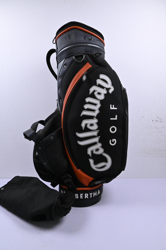 Callaway Big Bertha 25th Anniversary Tour Bag / 6-Way Dividers / Black & Orange