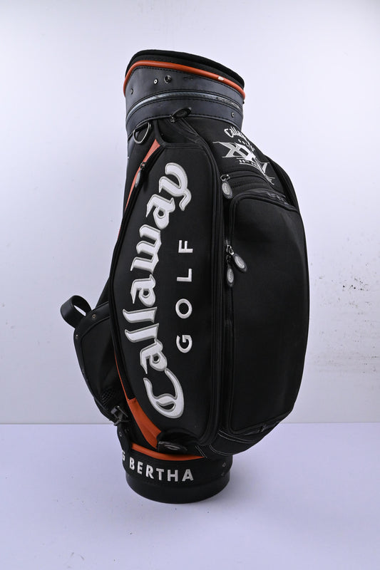 Callaway Big Bertha 25th Anniversary Tour Bag / 6-Way Dividers / Black & Orange