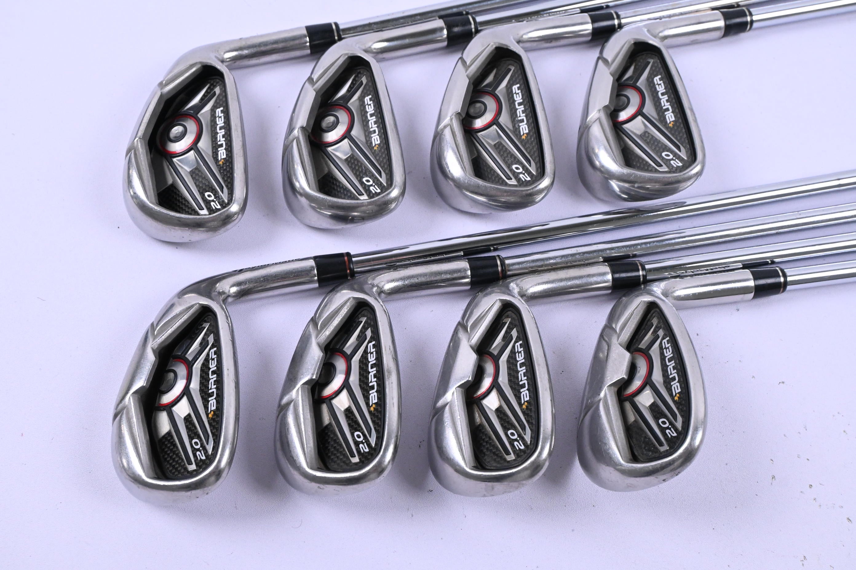 Taylormade Burner 2.0 Irons / 4-PW+SW / Regular Flex Burner 2.0 85 Shafts