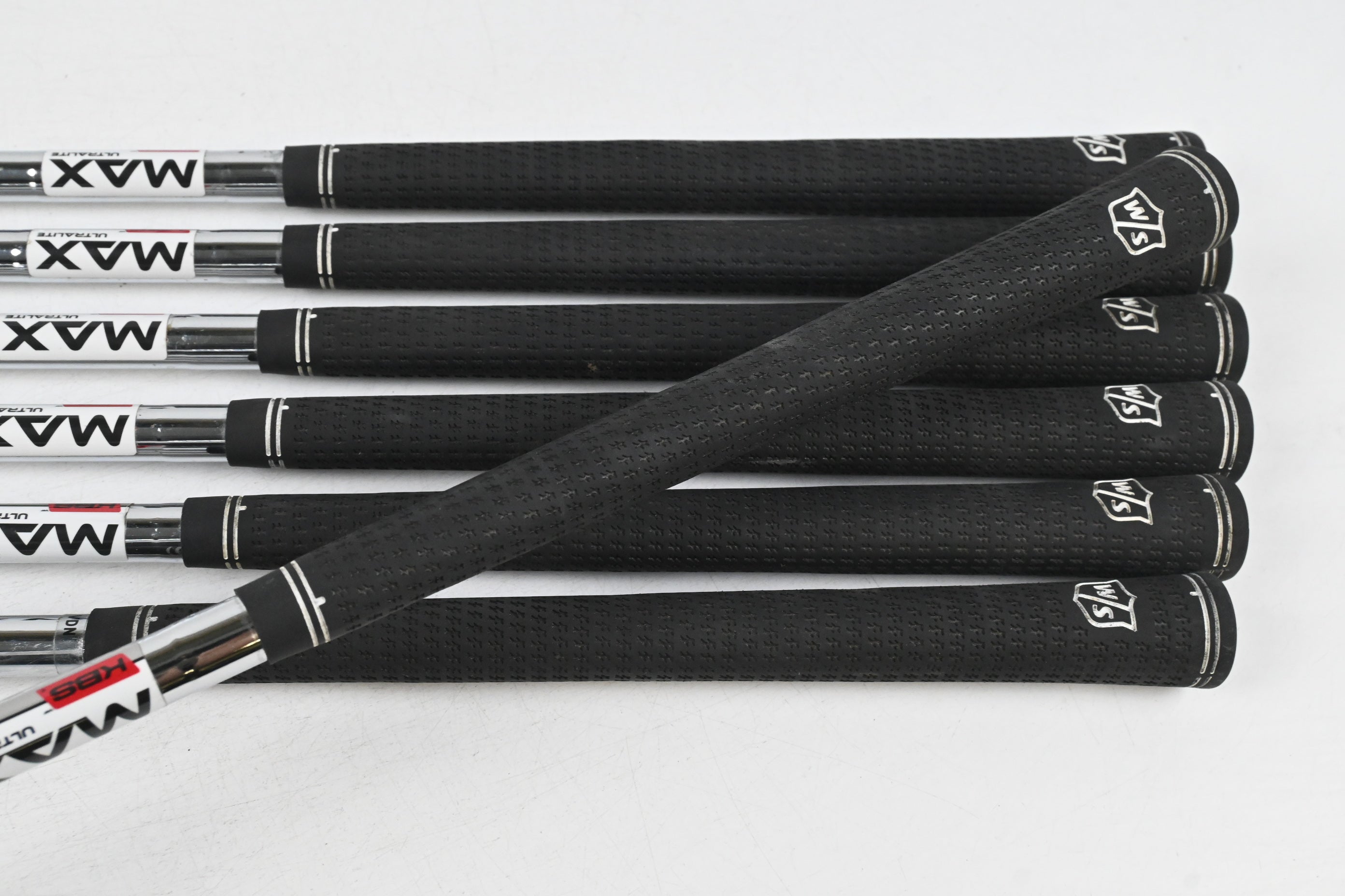 Left Hand Wilson D9 Irons / 5-PW+SW / Regular Flex KBS MAX Ultralite Shafts