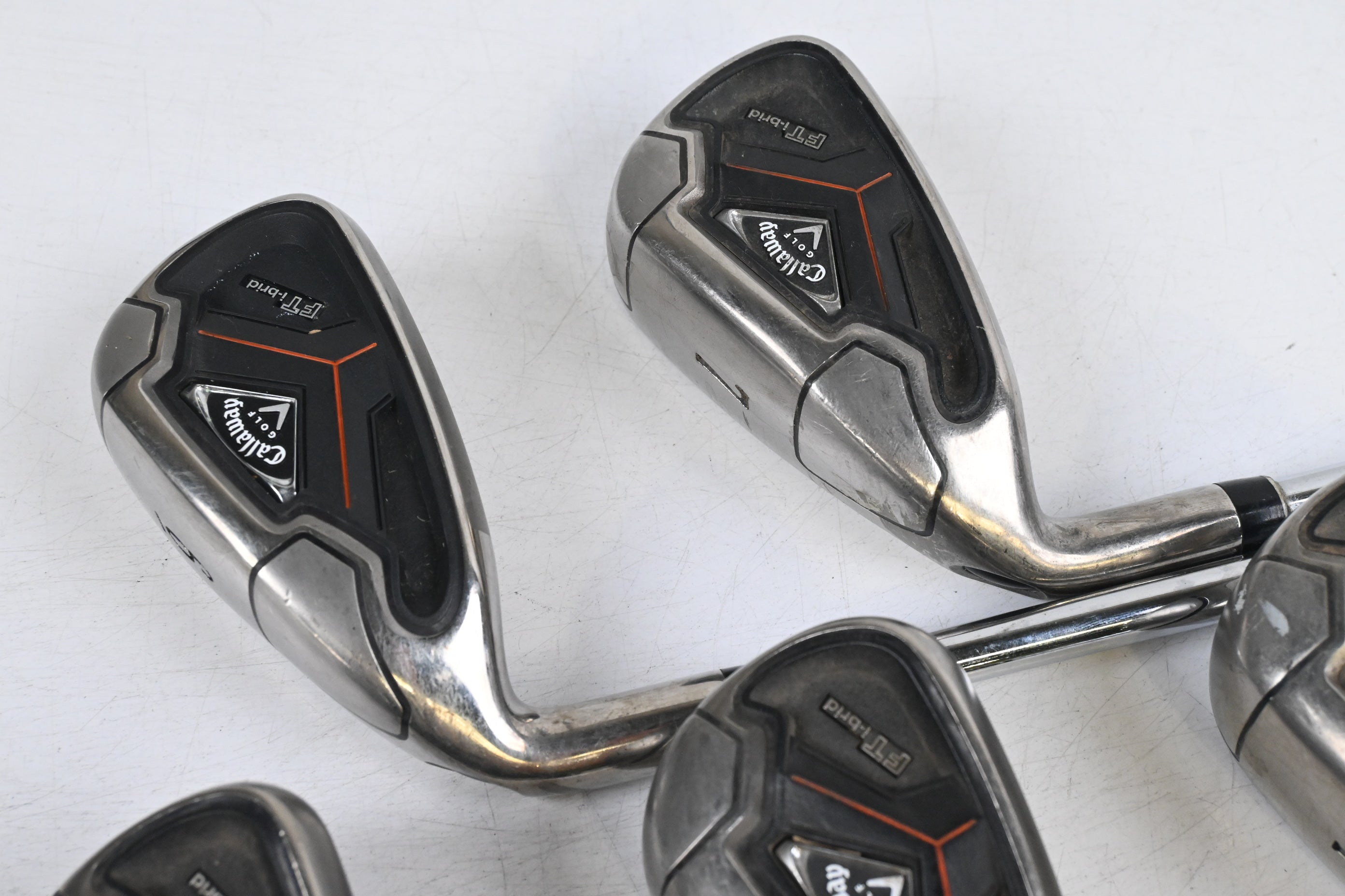 Left Hand Callaway FT i-Brid Irons / 6-PW / Uniflex N.S.Pro 990GH Shafts
