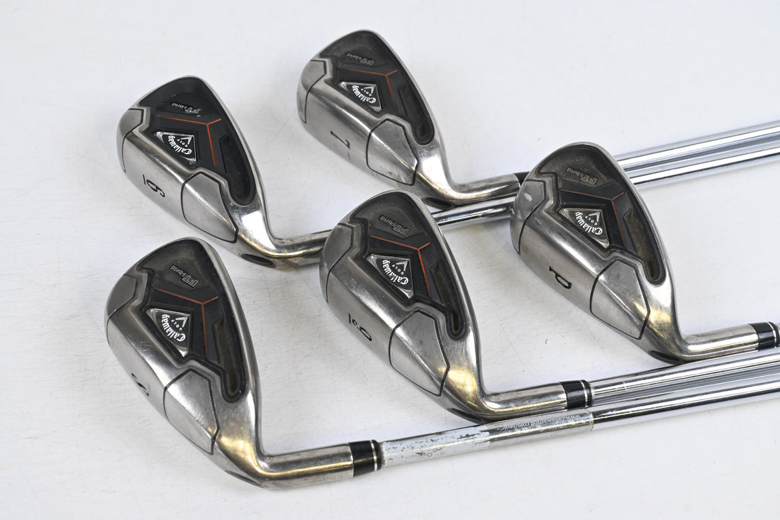Left Hand Callaway FT i-Brid Irons / 6-PW / Uniflex N.S.Pro 990GH Shafts