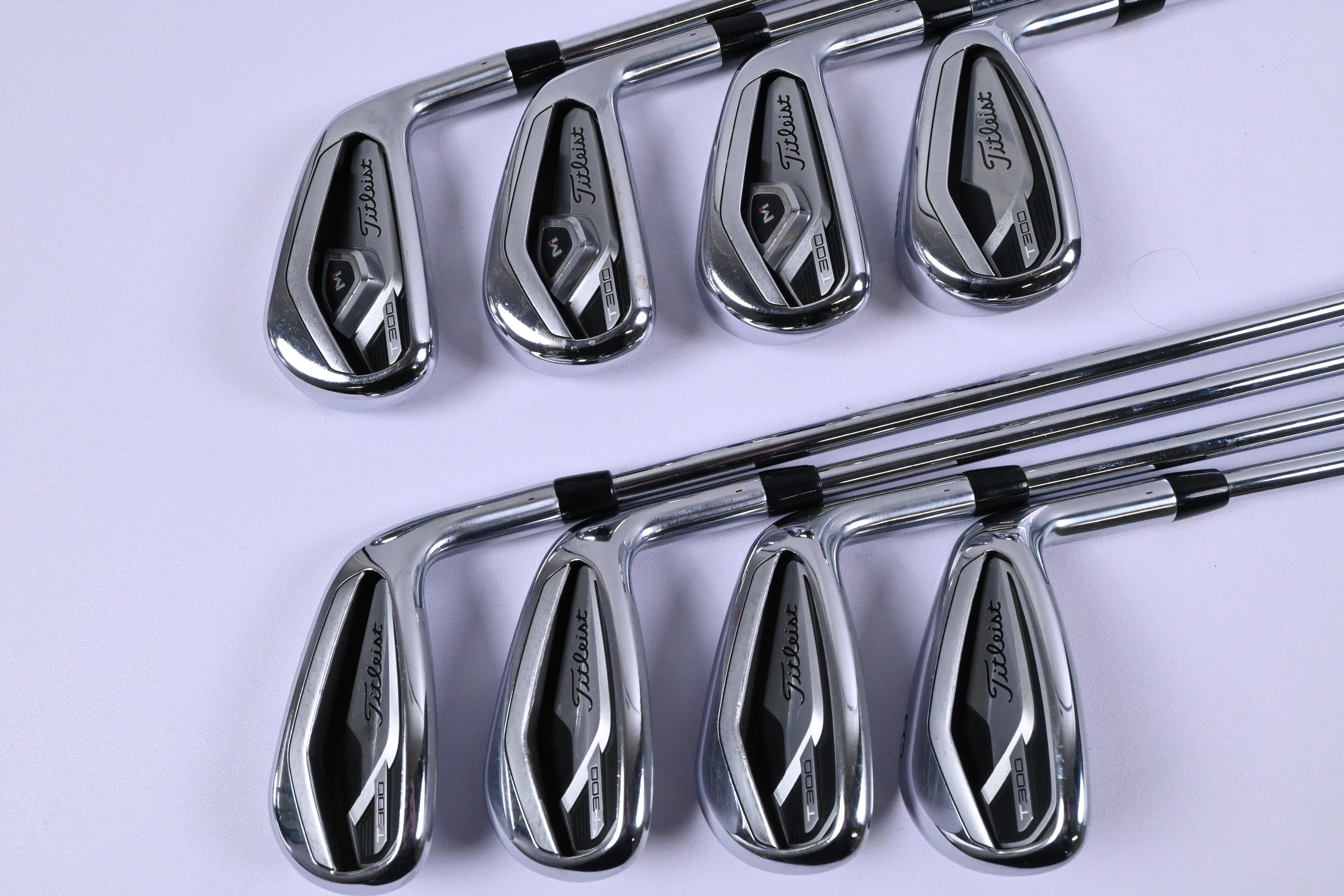 Titleist T300 2021 Irons / 5-PW+GW+SW / Regular Flex AMT Red R300 Shafts