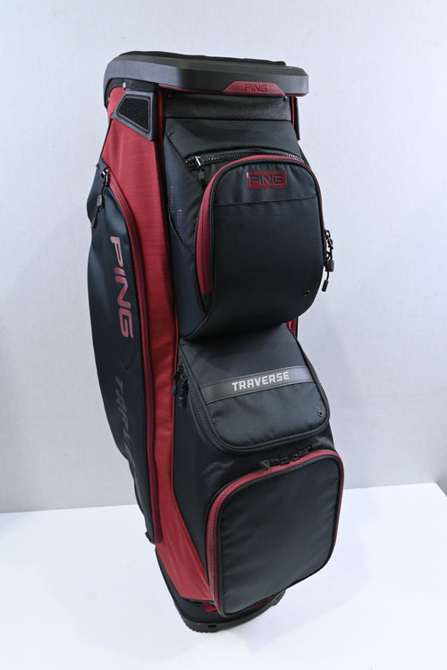 Ping Traverse Cart Bag / 14-Way / Black, Red