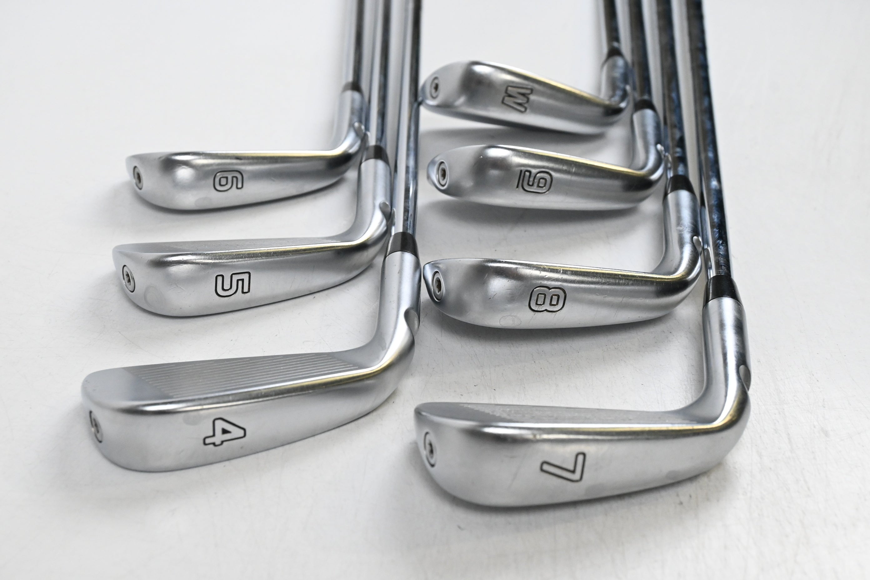 Ping i500 Irons / 4-9i / Blue Dot / Stiff Flex Ping AWT 2.0 Shafts