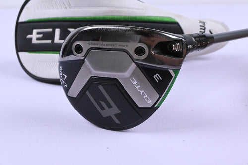 Callaway Elyte #3 Wood / 15 Degree / X-Flex Denali Charcoal 70 Shaft