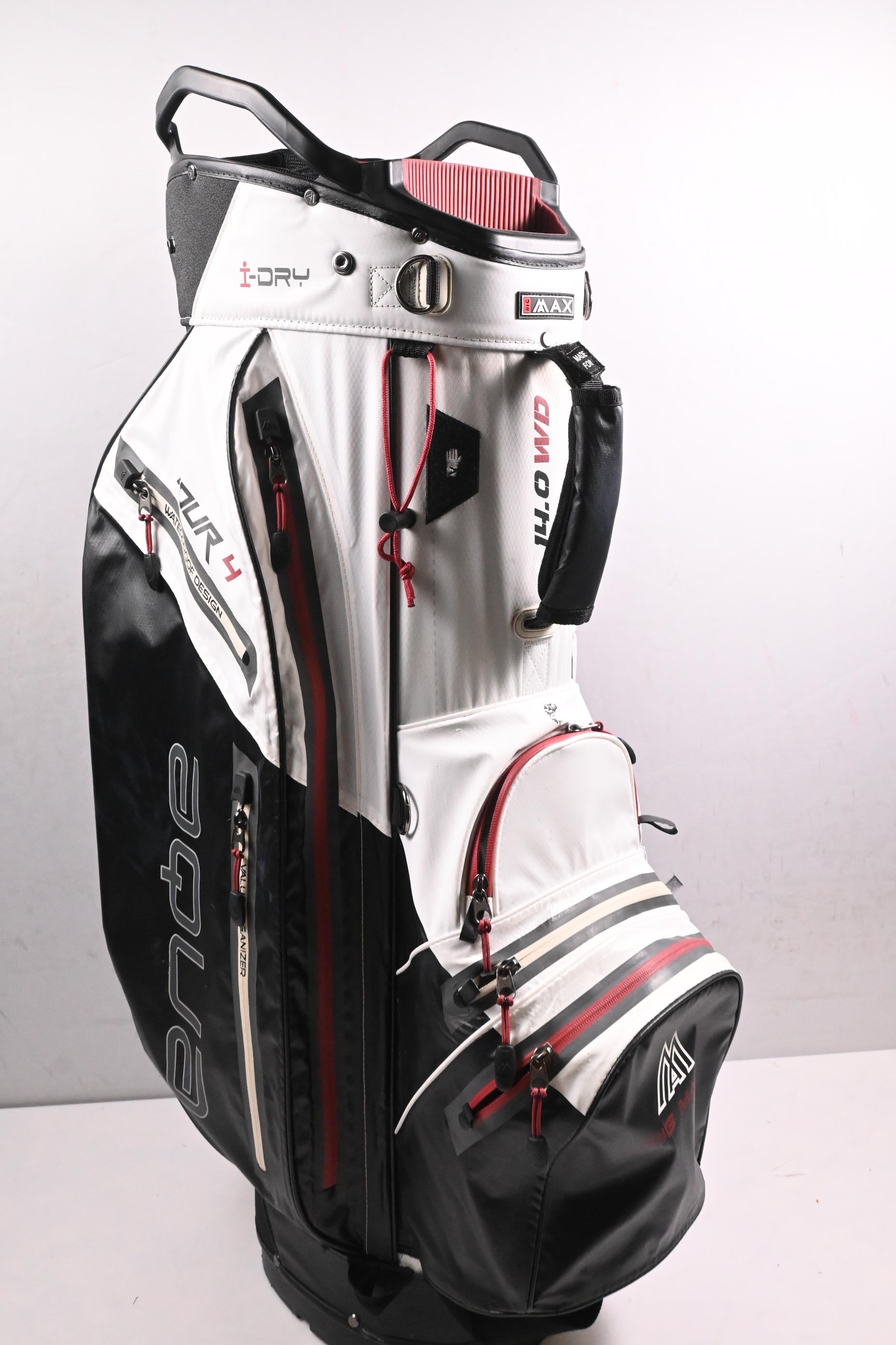 Big Max Tour 4 Cart Bag / 14-Way Divider / Black, White, Red