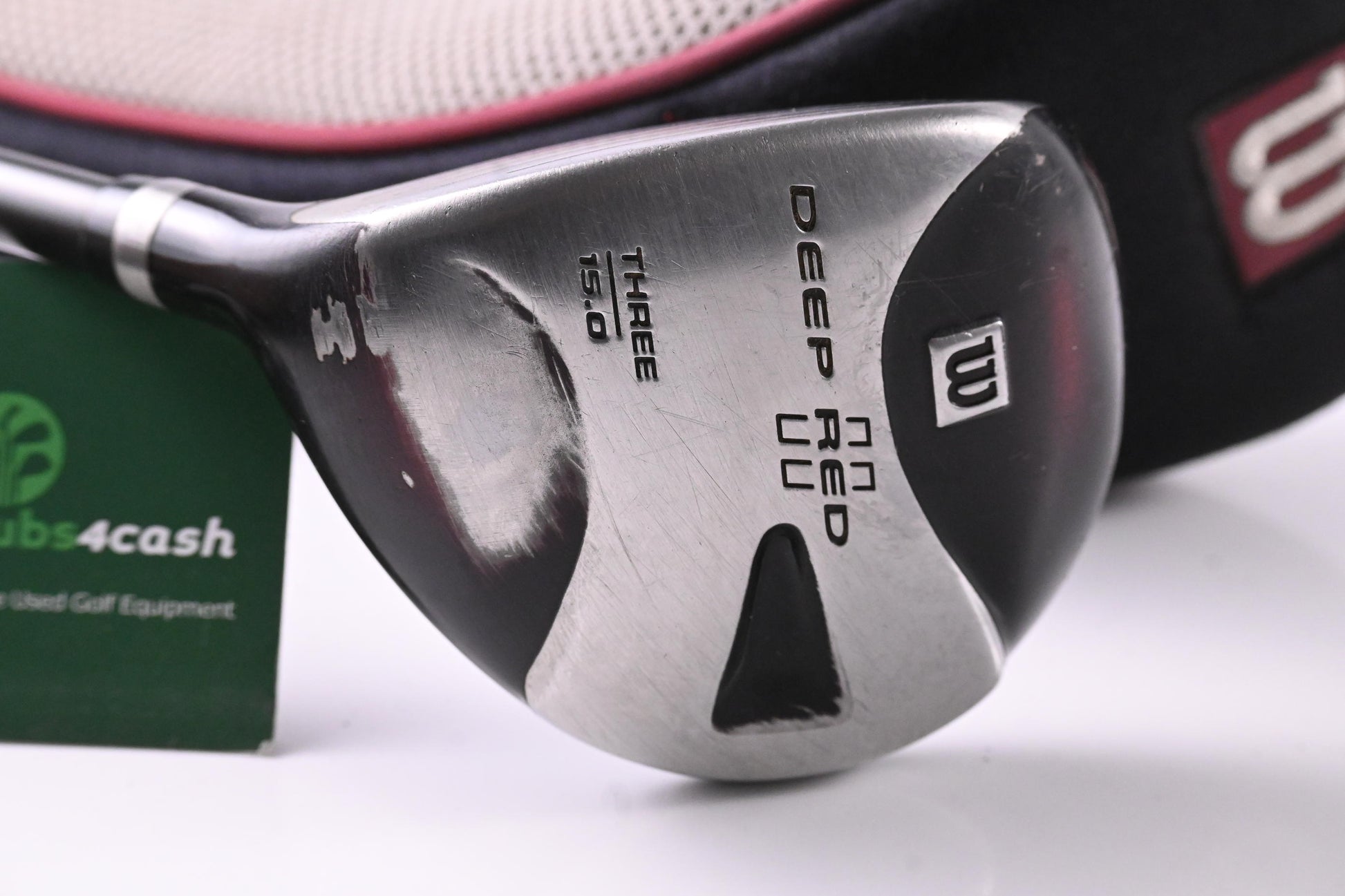 Left Hand Wilson Deep Red II #3 Wood / 15 Degree / Stiff Flex Grafalloy ProLite+