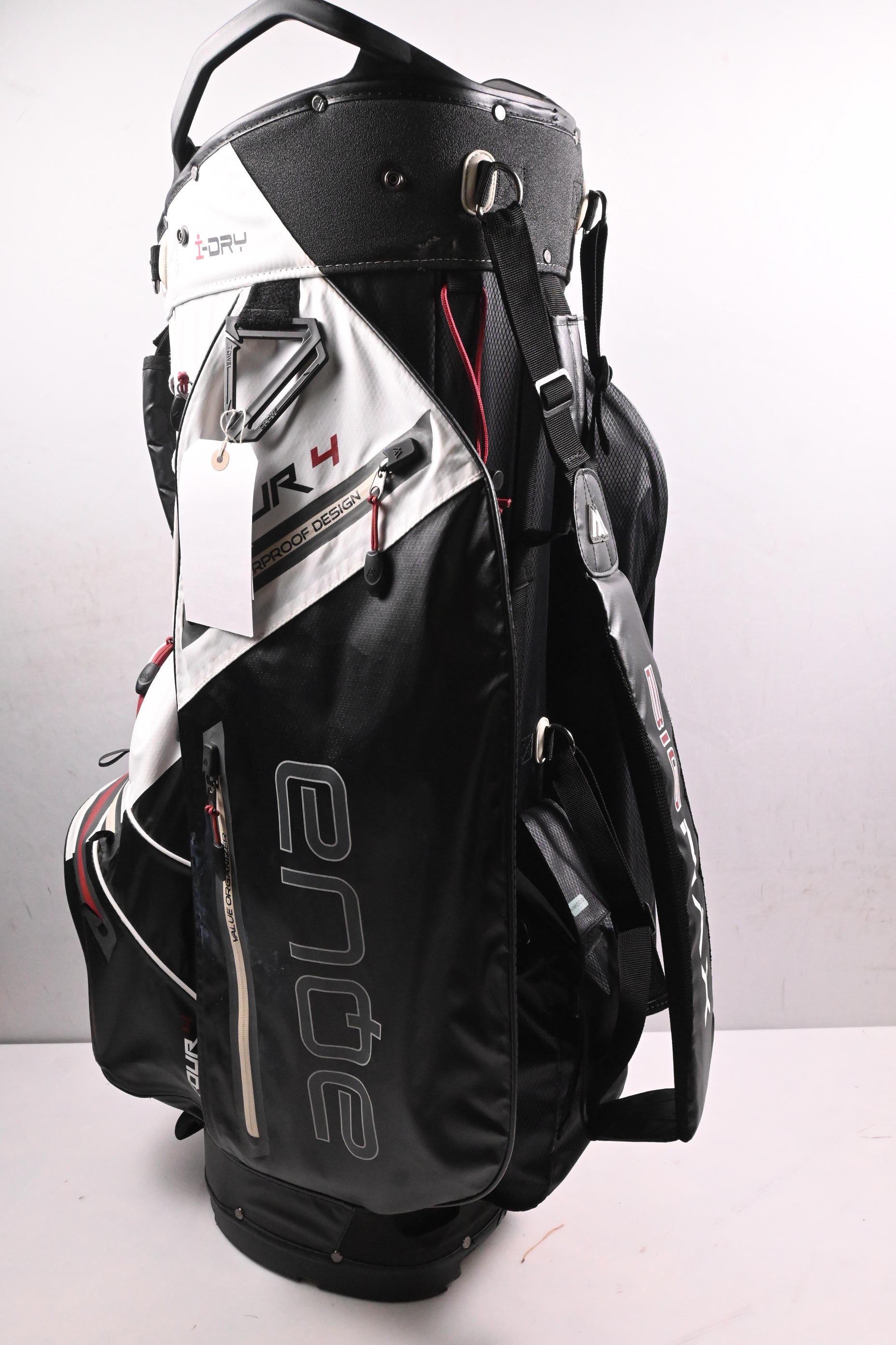 Big Max Tour 4 Cart Bag / 14-Way Divider / Black, White, Red