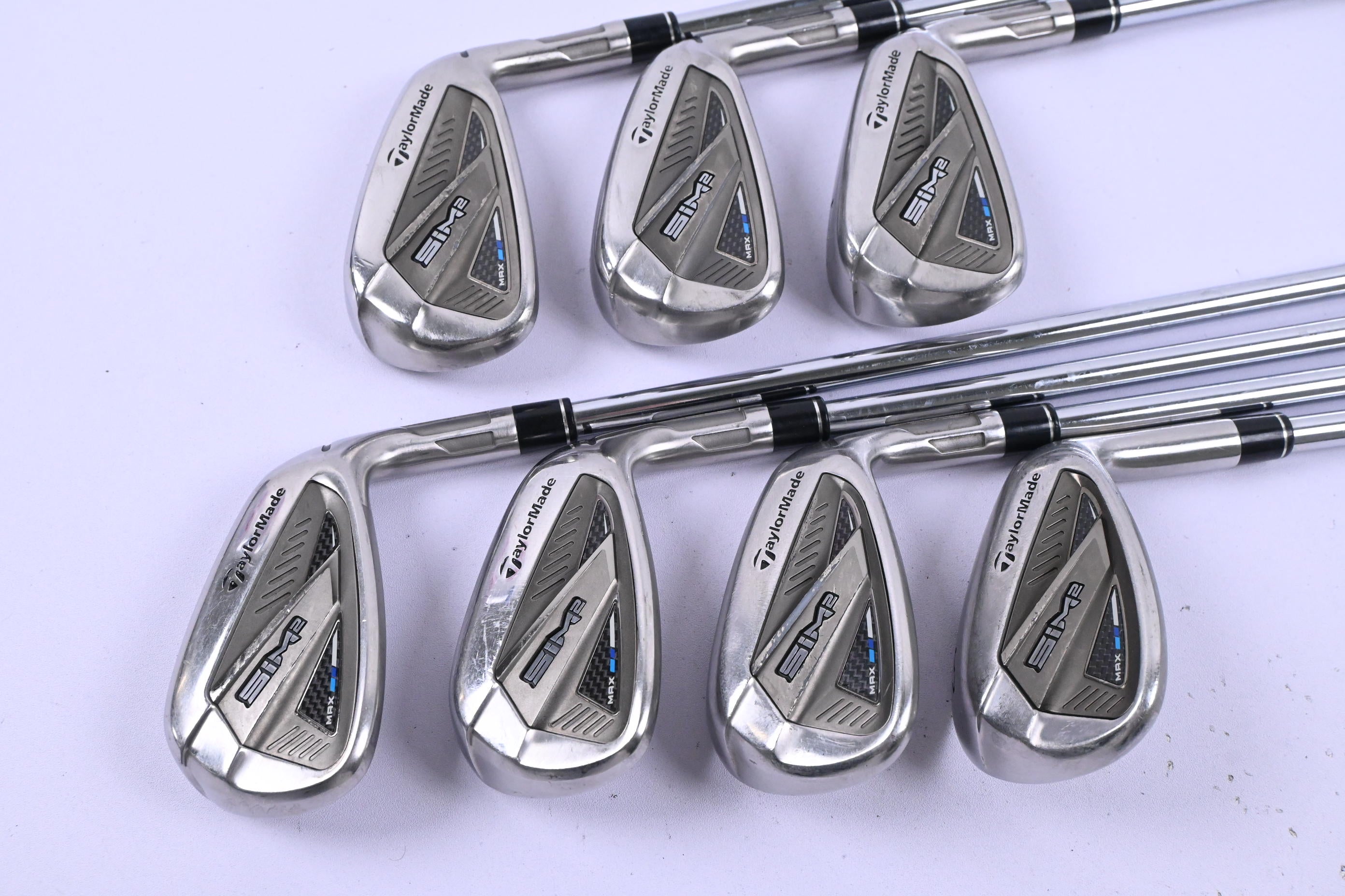 Taylormade SIM2 Max Irons / 5-PW+SW / Regular Flex KBS Max MT 85 Shafts