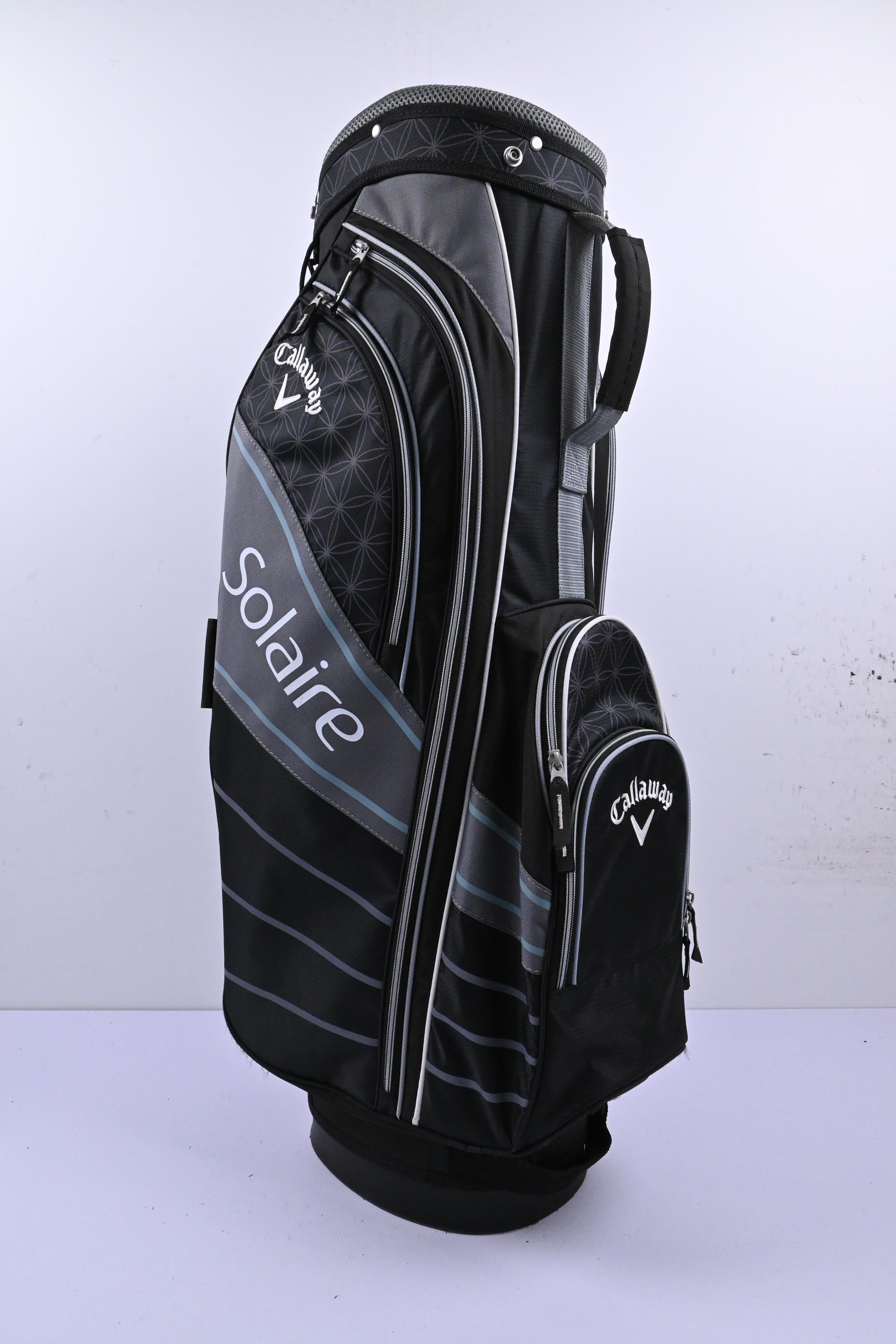 Callaway Solaire Cart Bag / 6-Way Divider / Black & Grey
