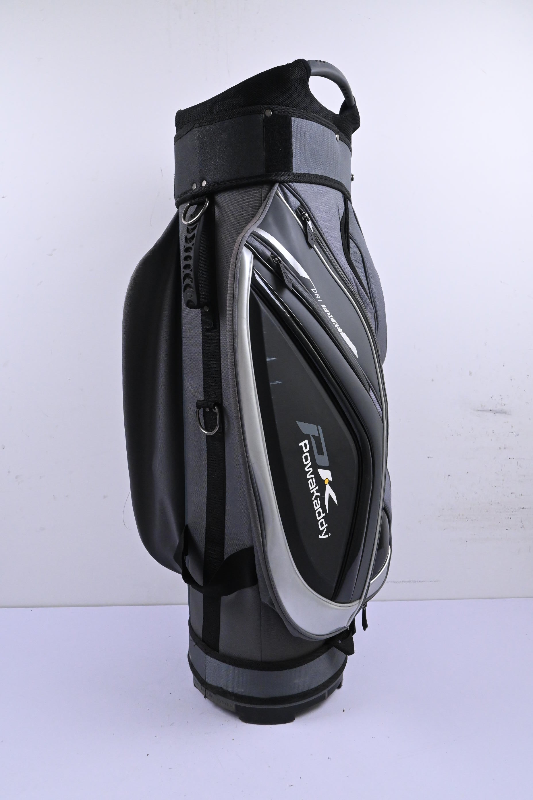 Powakaddy Premium Edition Cart Bag / 14-Way Divider / Grey & Black