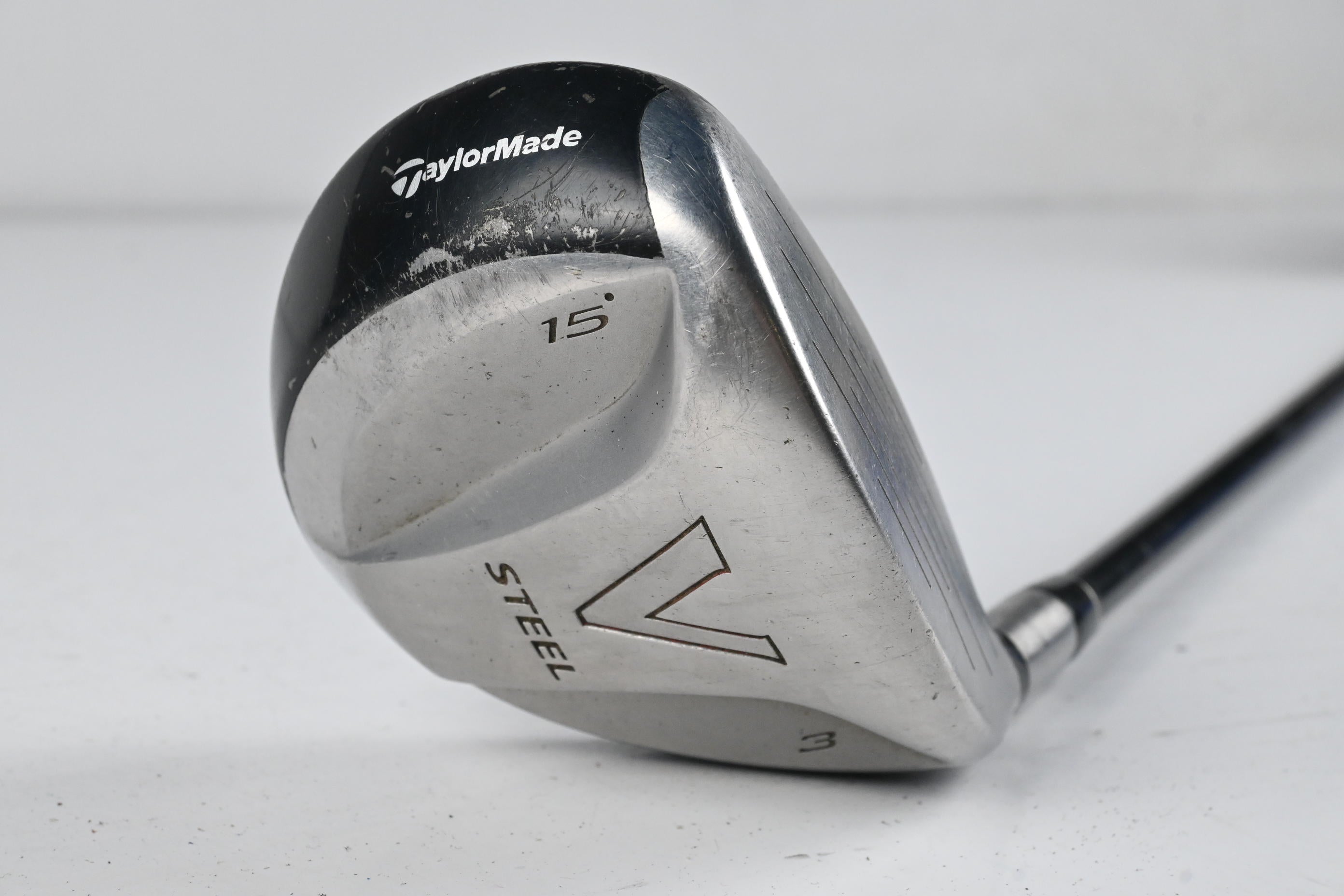 Taylormade V-Steel #3 Wood / 15 Degree / Stiff Flex Taylormade M.A.S.2 Shaft