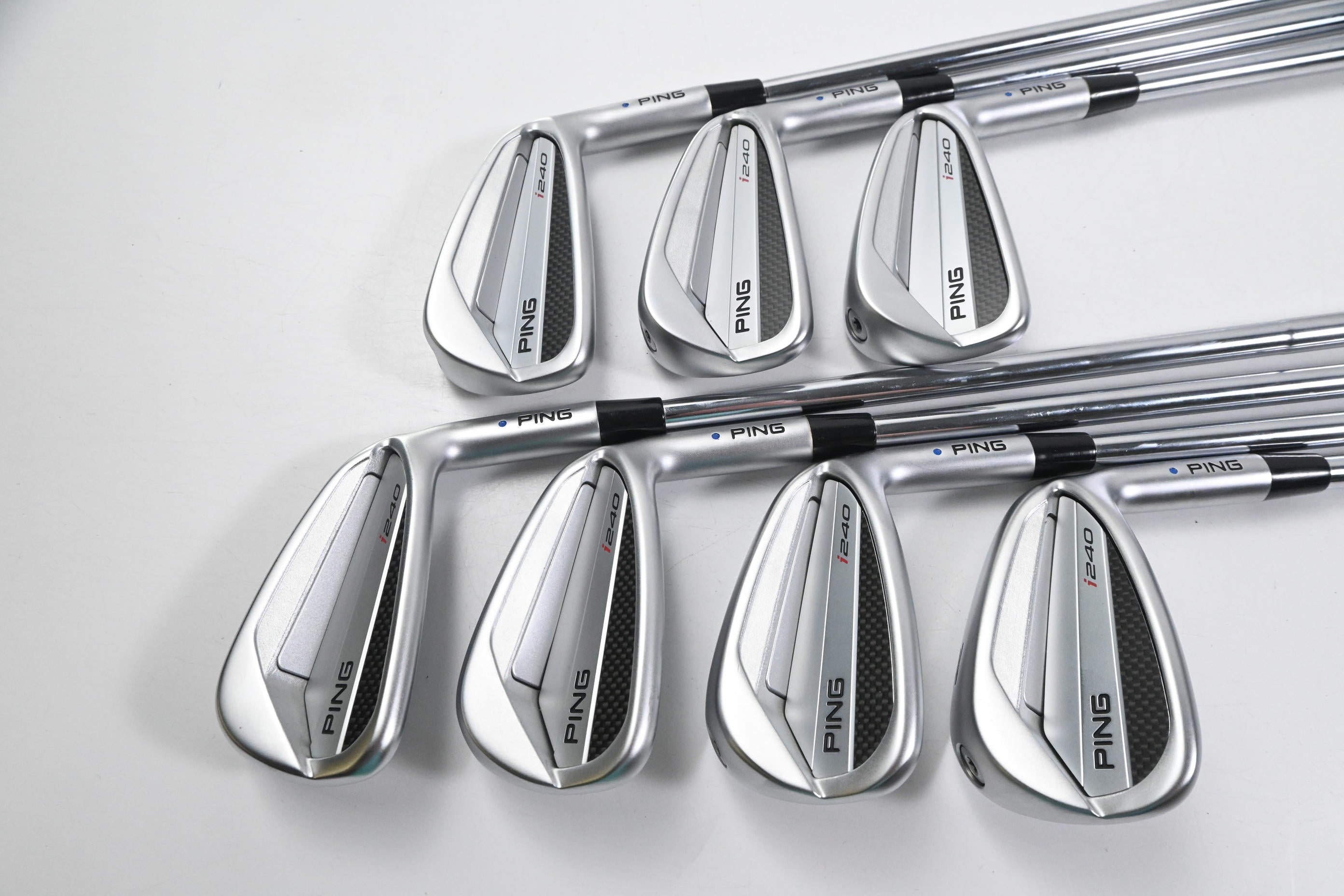 Ping I240 Irons / 4-PW / Blue Dot / Stiff Flex Dynamic Gold 120 S300 Shafts