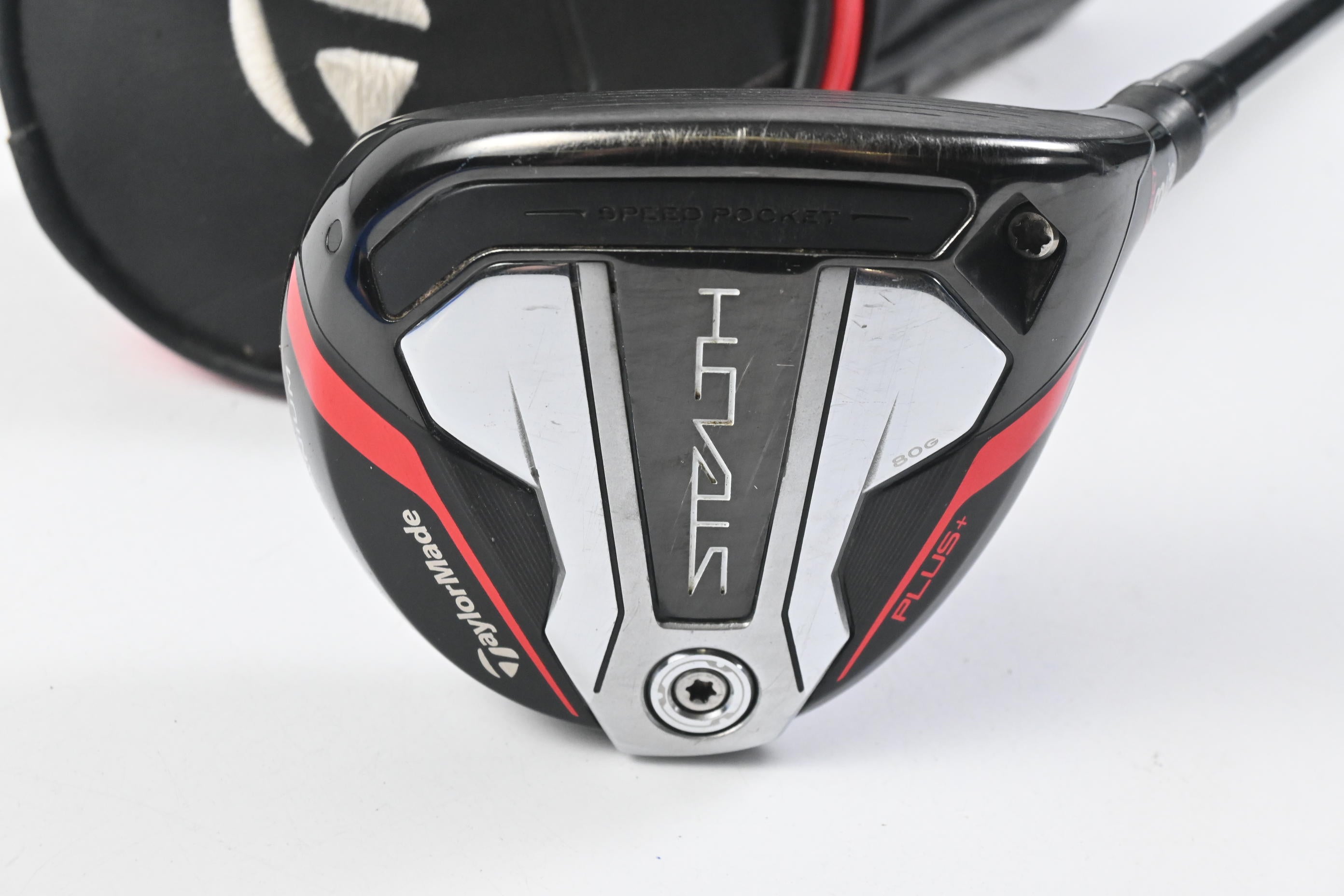 Taylormade Stealth Plus #3 Wood / 13.5 Degree / Stiff Flex HZRDUS Smoke Red RDX