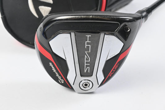 Taylormade Stealth Plus #3 Wood / 13.5 Degree / Stiff Flex HZRDUS Smoke Red RDX
