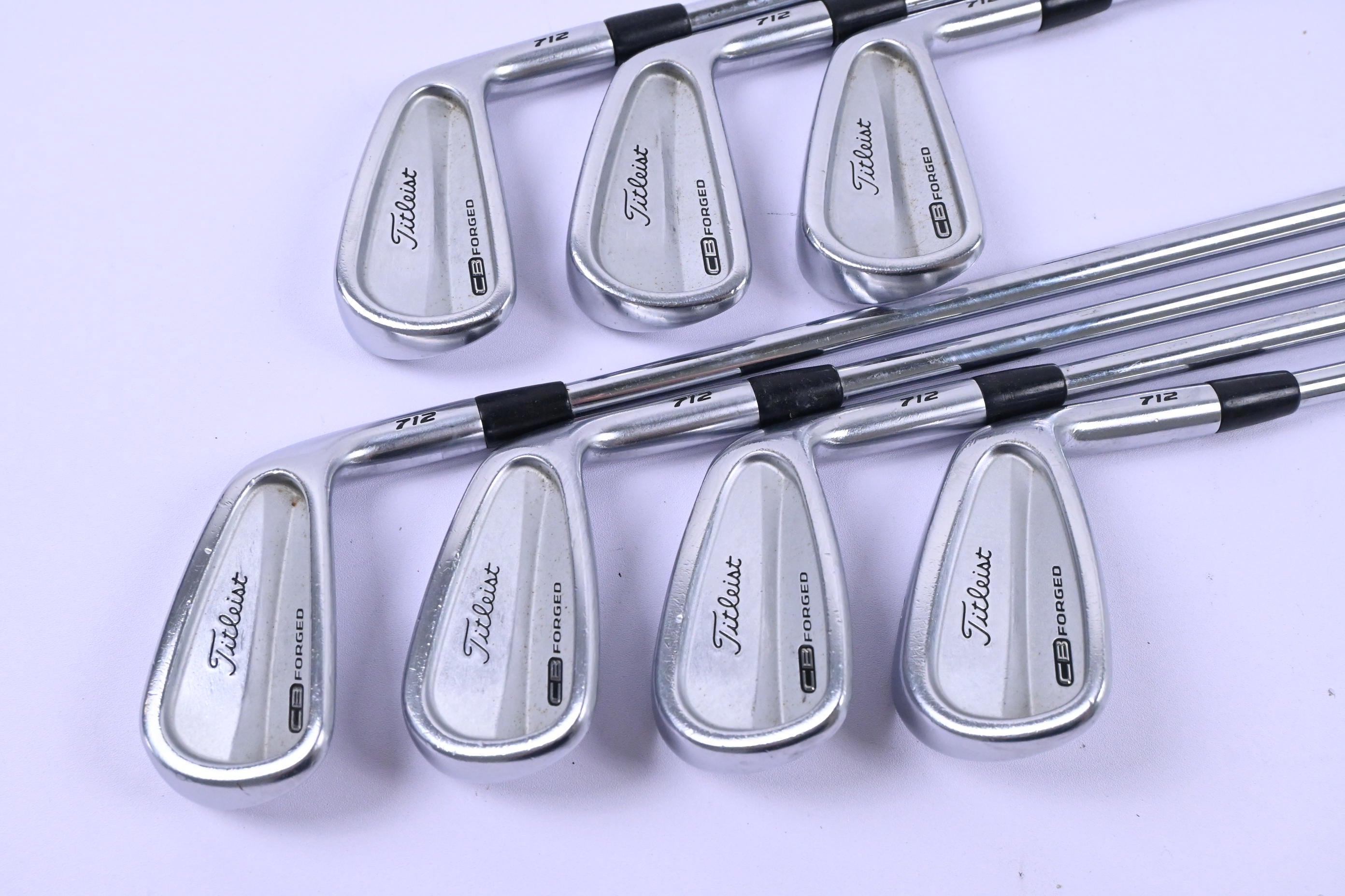 Titleist 712 CB Irons / 4-PW / Regular Plus Flex Project X Rifle Shafts