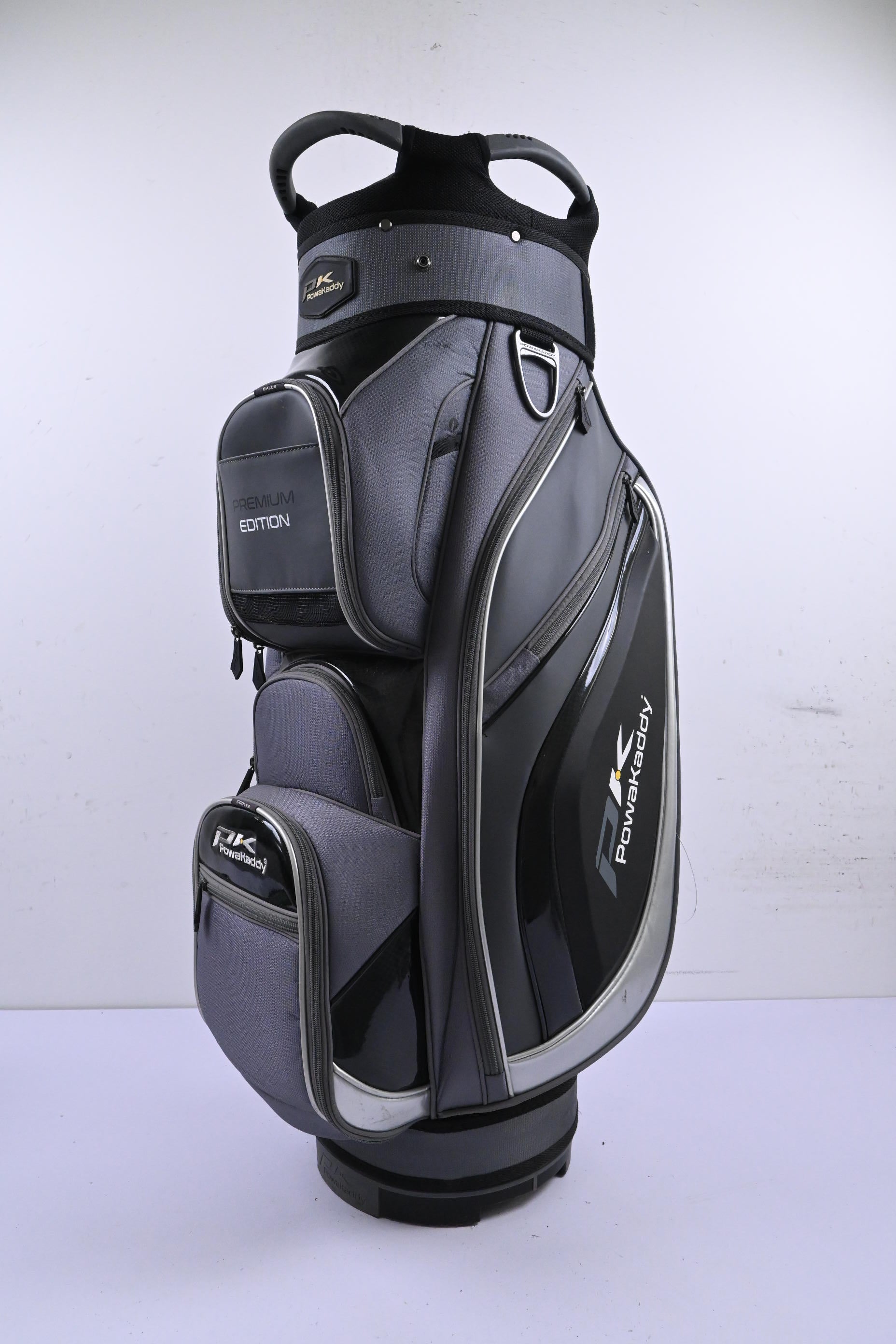 Powakaddy Premium Edition Cart Bag / 14-Way Divider / Grey & Black