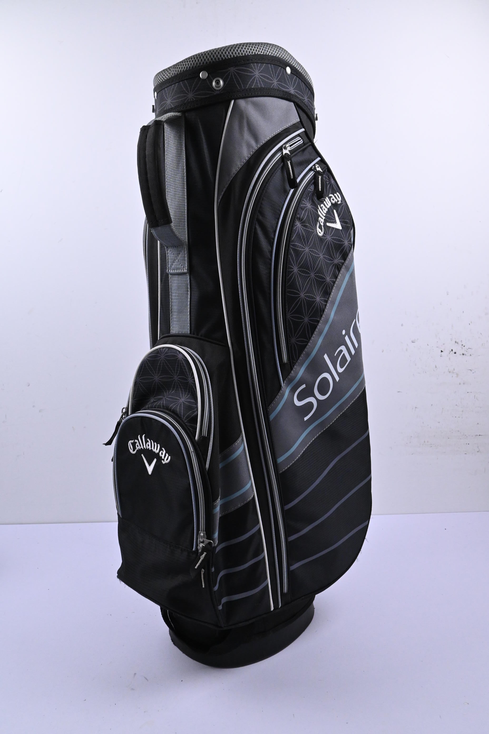 Callaway Solaire Cart Bag / 6-Way Divider / Black & Grey